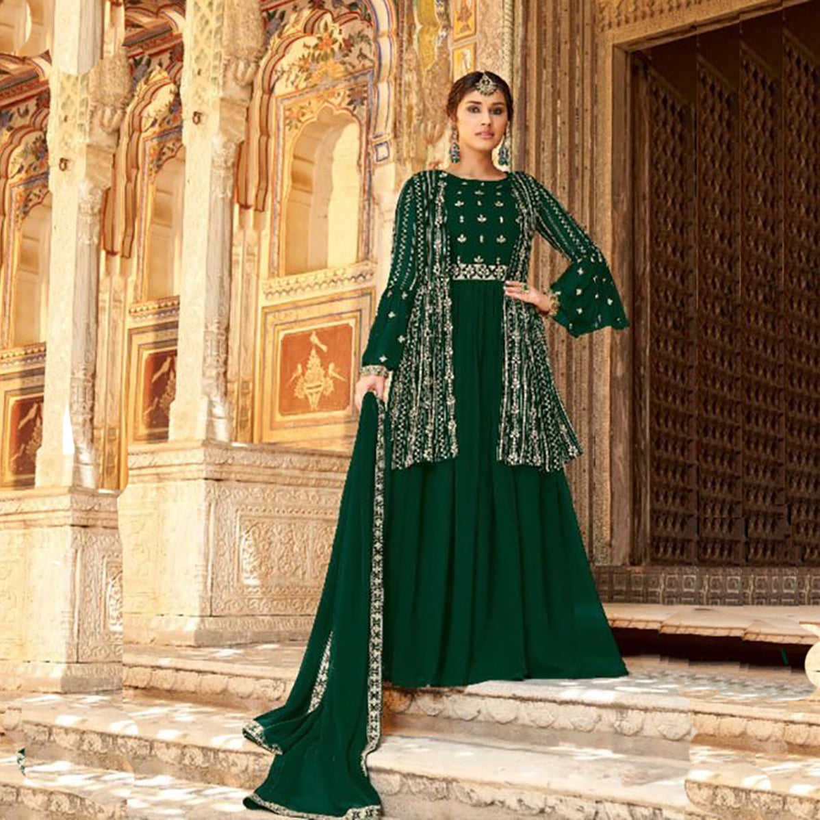 Forest Gown with Jacket