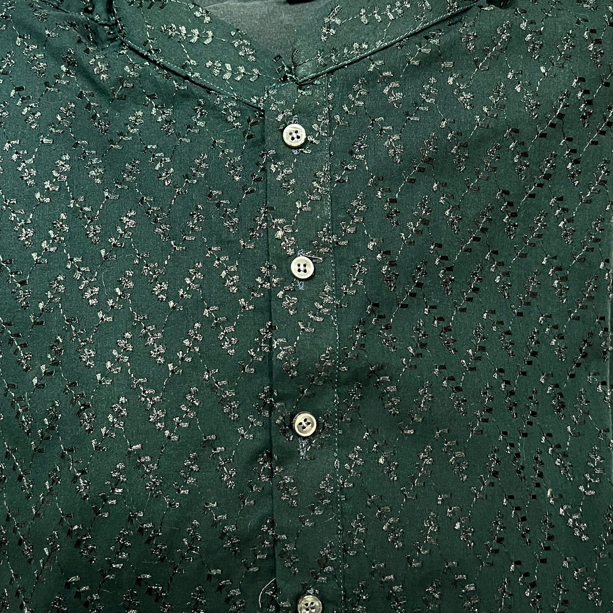 Embroidered Forest Kurta - Vintage India NYC