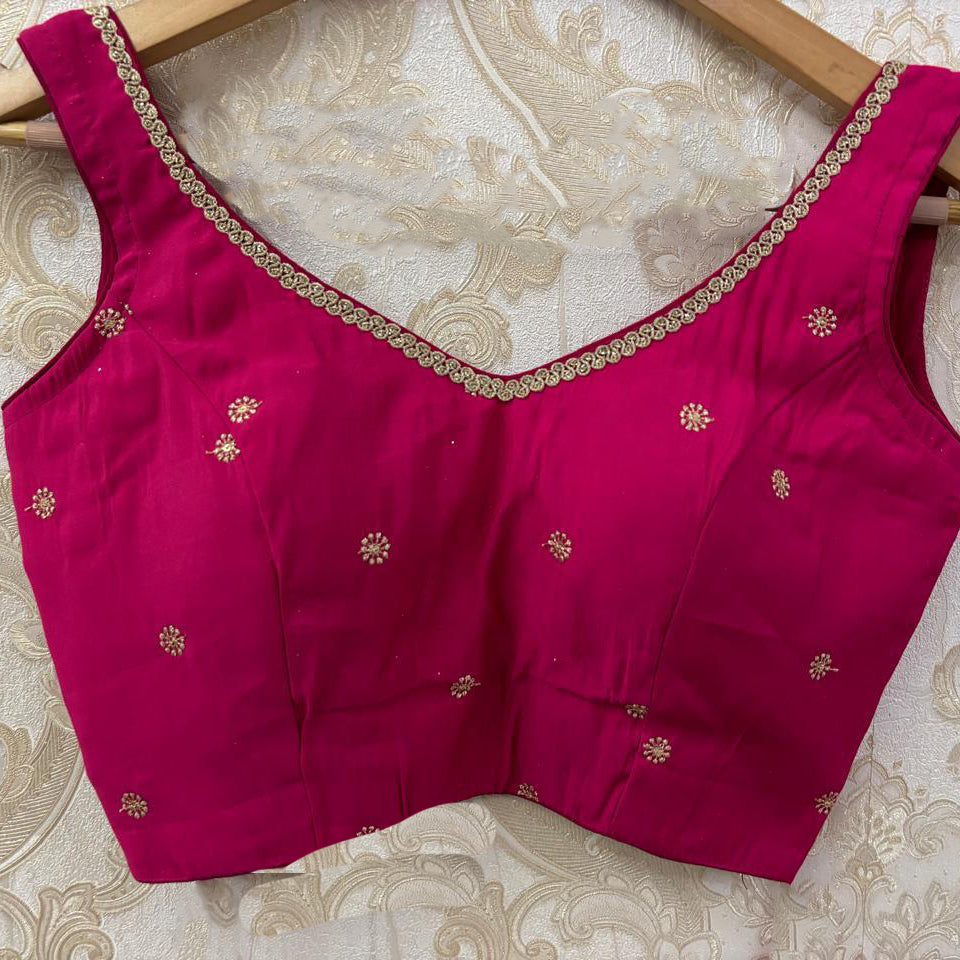 Embroidered Flower Blouse-Size 32- Colors