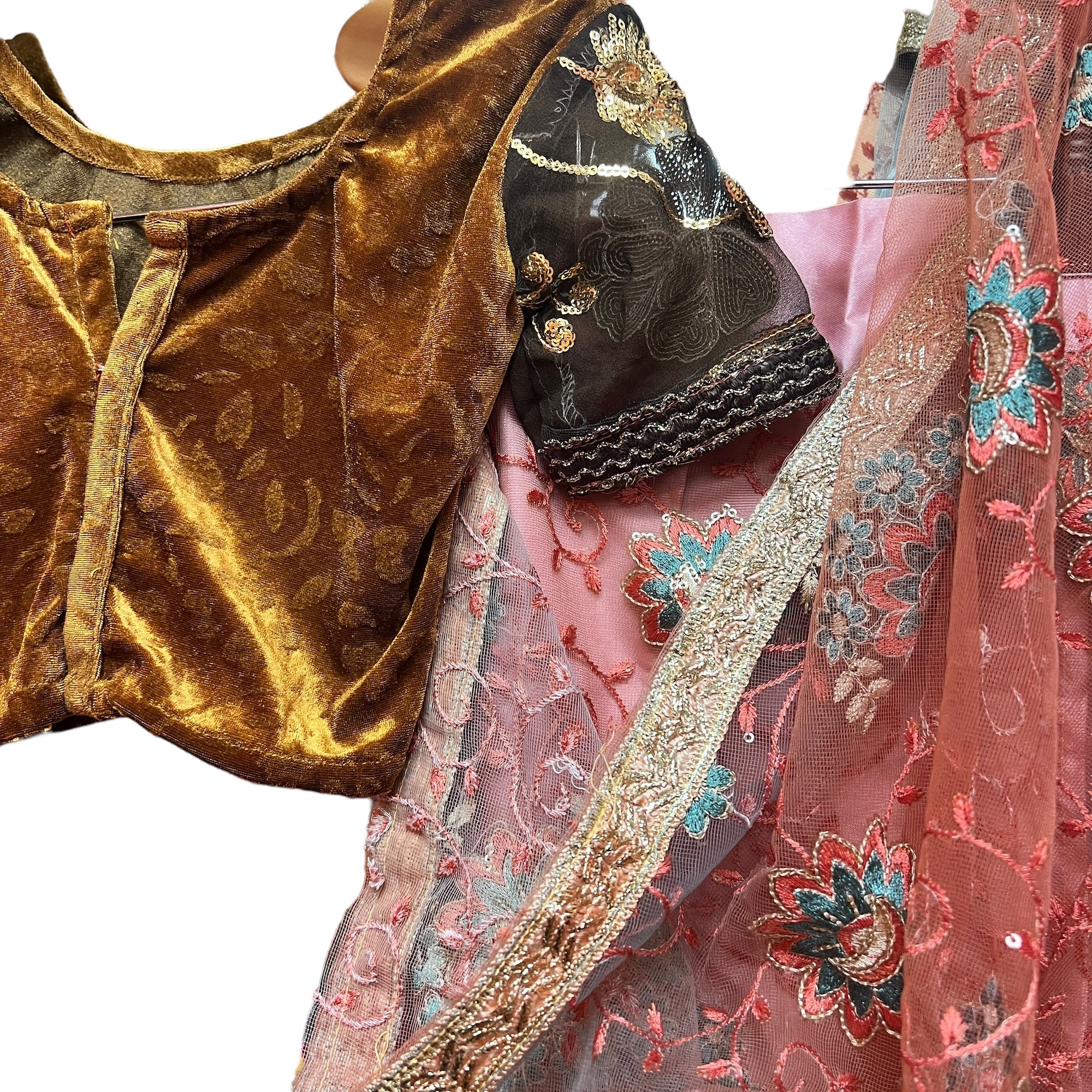 Handmade Girls Sarees-Various - Vintage India NYC