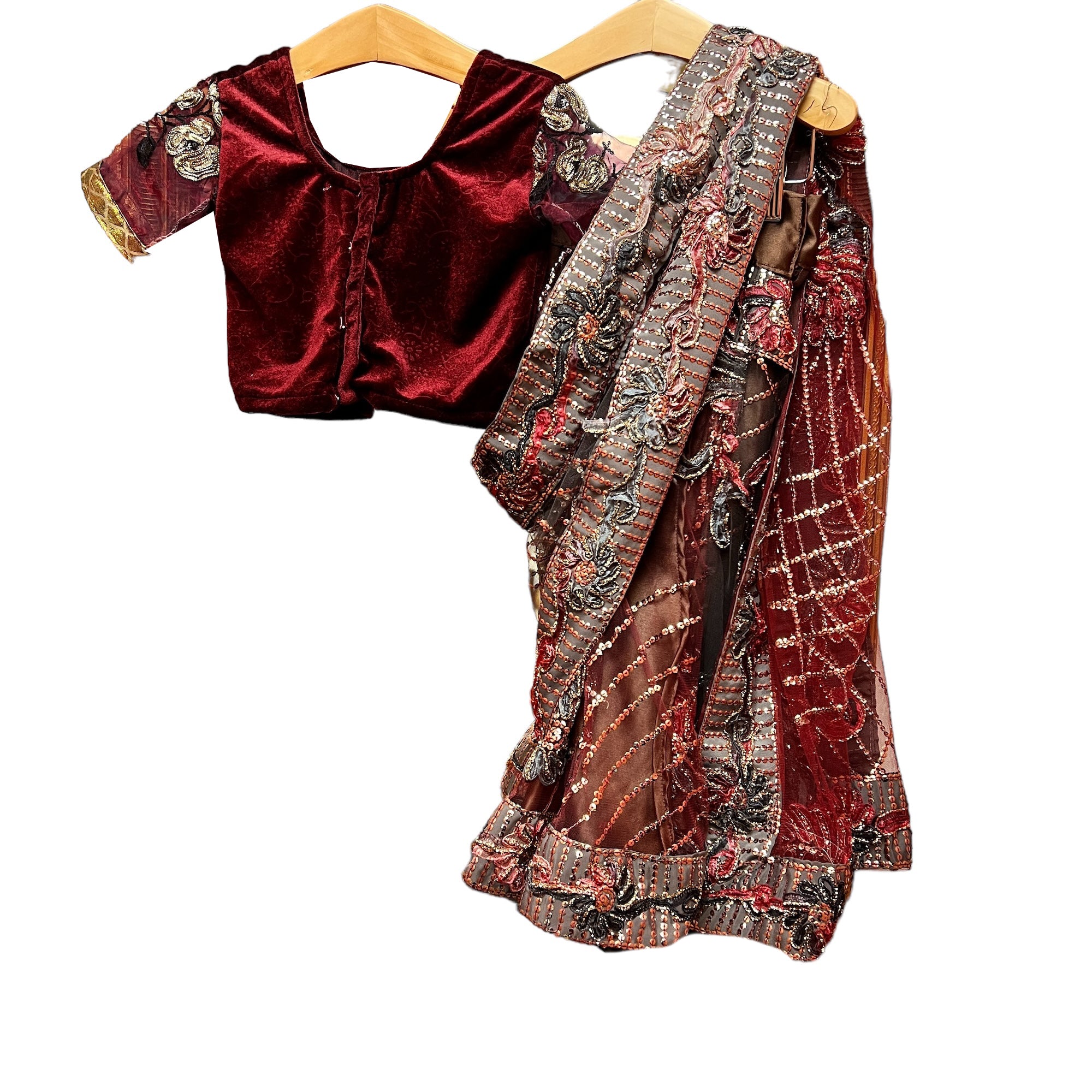 Handmade Girls Sarees-Various - Vintage India NYC