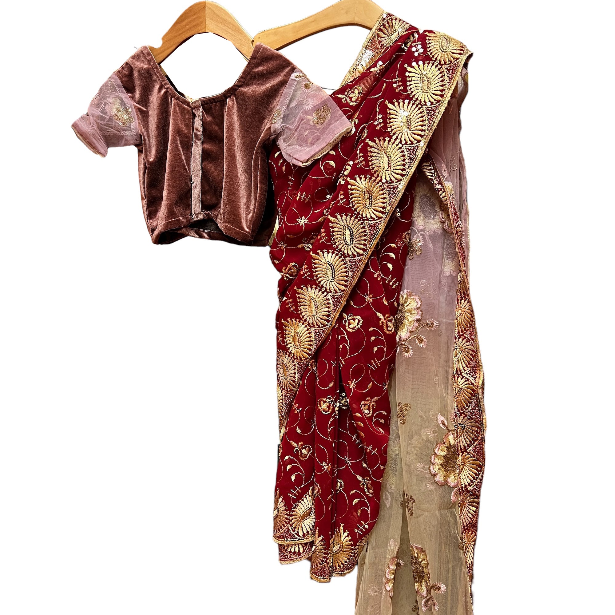 Handmade Girls Sarees-Various - Vintage India NYC