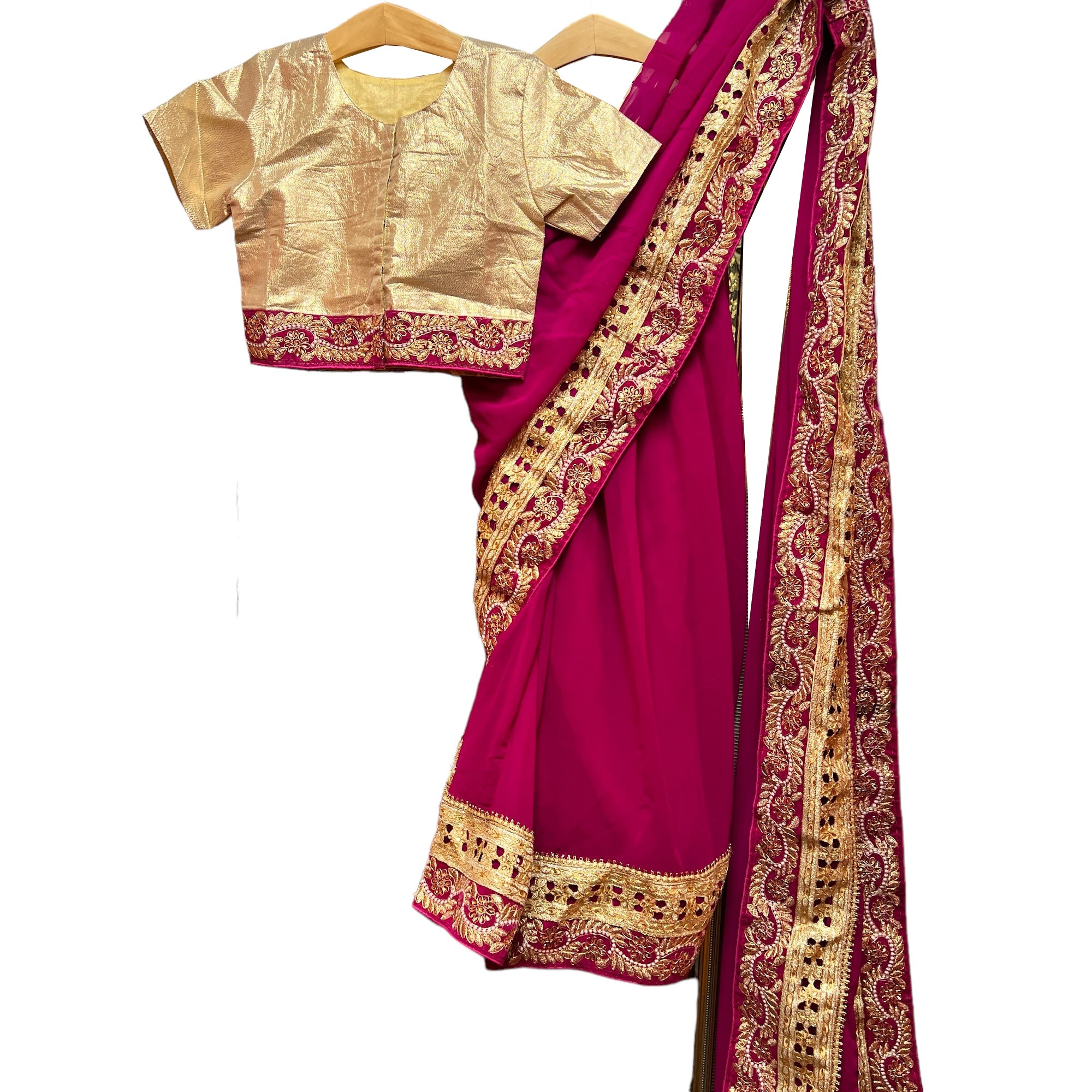 Handmade Girls Sarees-Various - Vintage India NYC