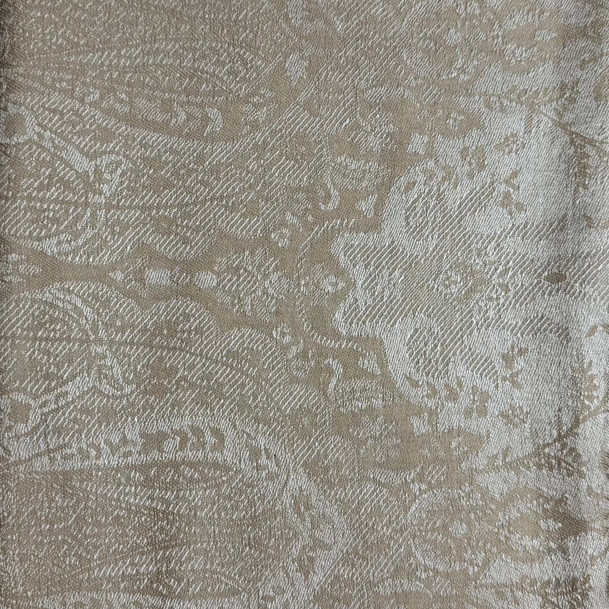 Fine Quality Jacquard Silk/ Wool Shawls - 11 Colors