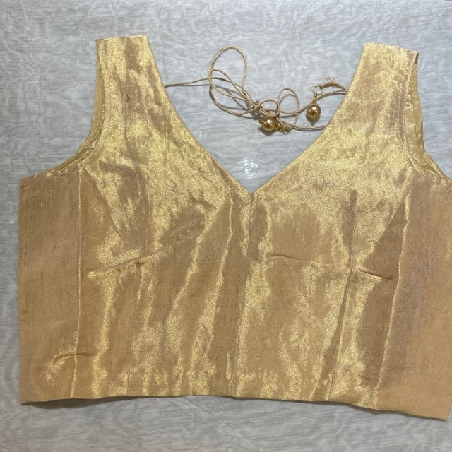 Brocade Saree Blouses-Size 38 - Vintage India NYC