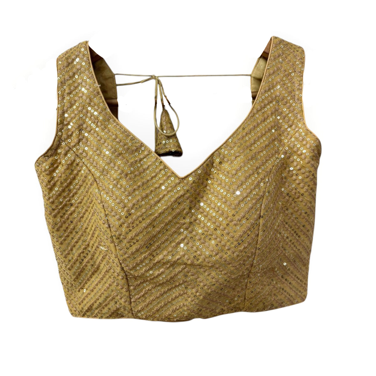 Gold Blouses-Size 32- Various - Vintage India NYC