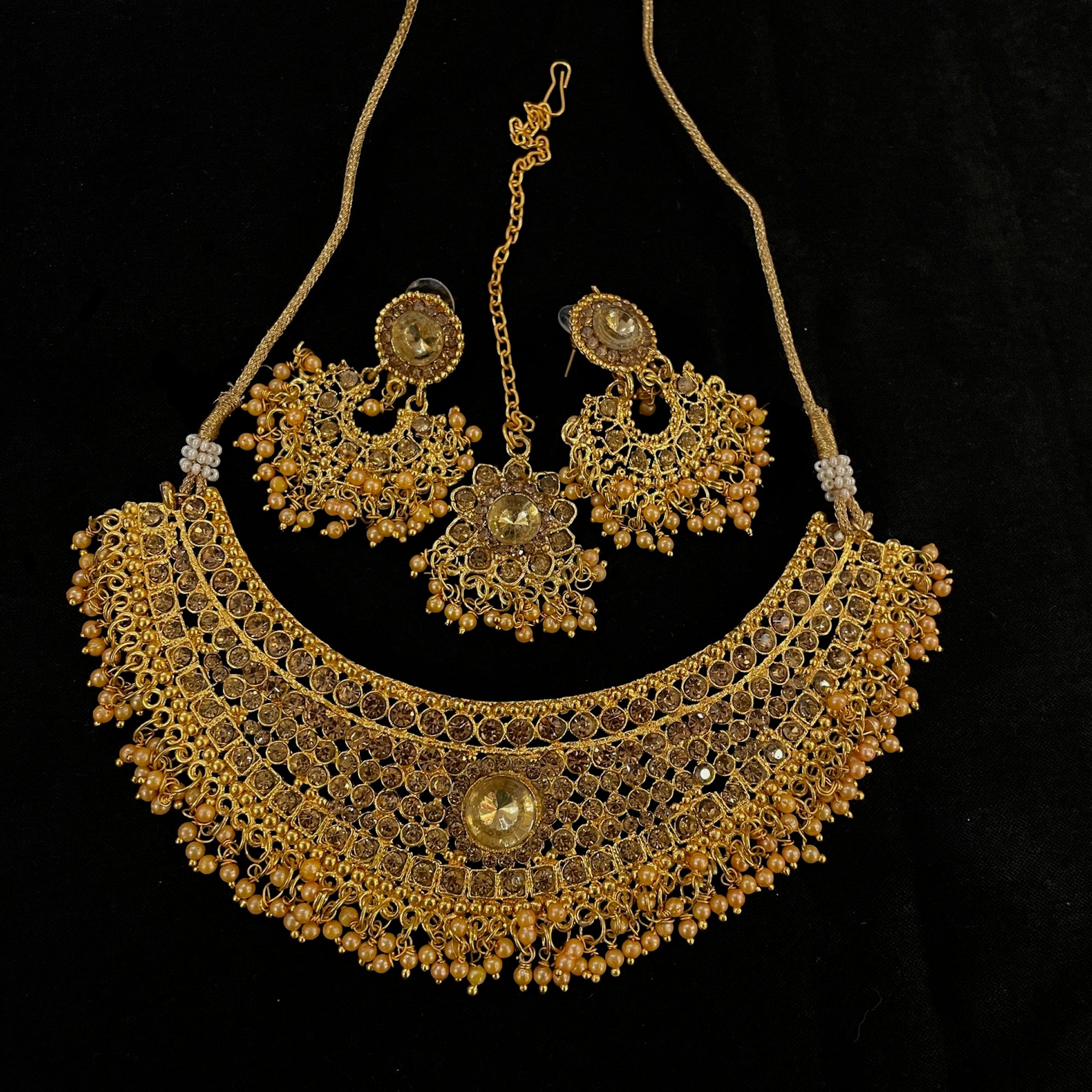 Gold Plate Necklace Sets -2 Styles