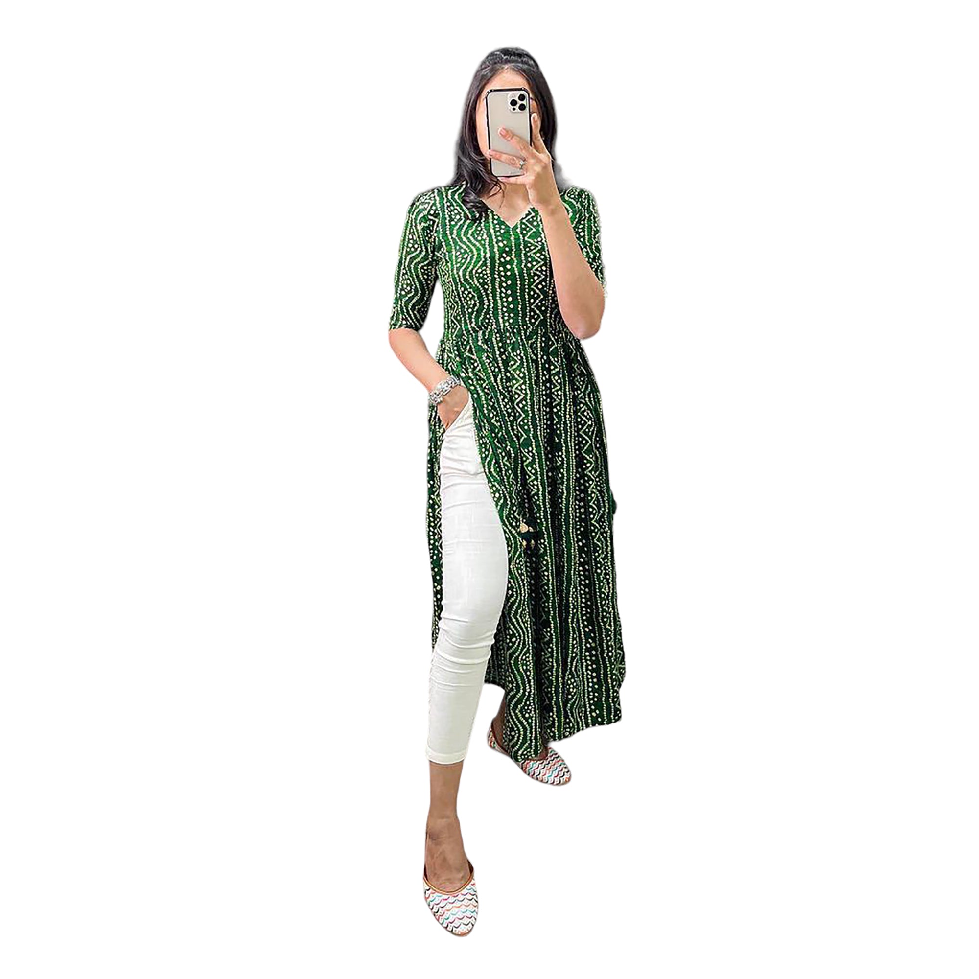 PC Bandhani Kurta Sets-2 Colors - Vintage India NYC