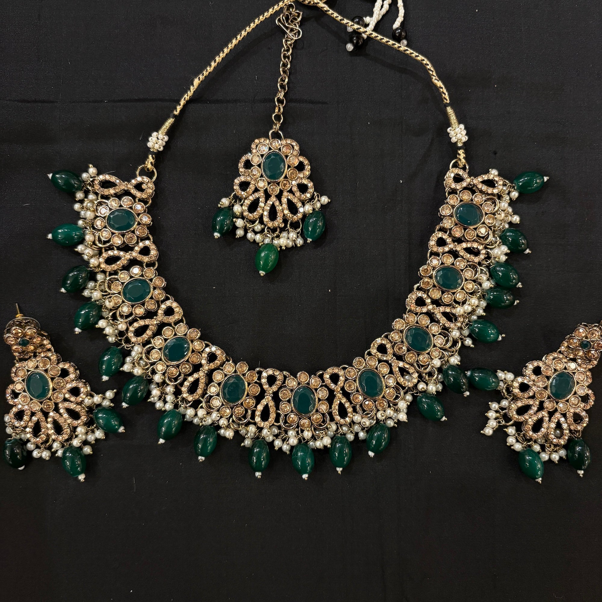 DT Flower Vine Necklace Sets - Vintage India NYC