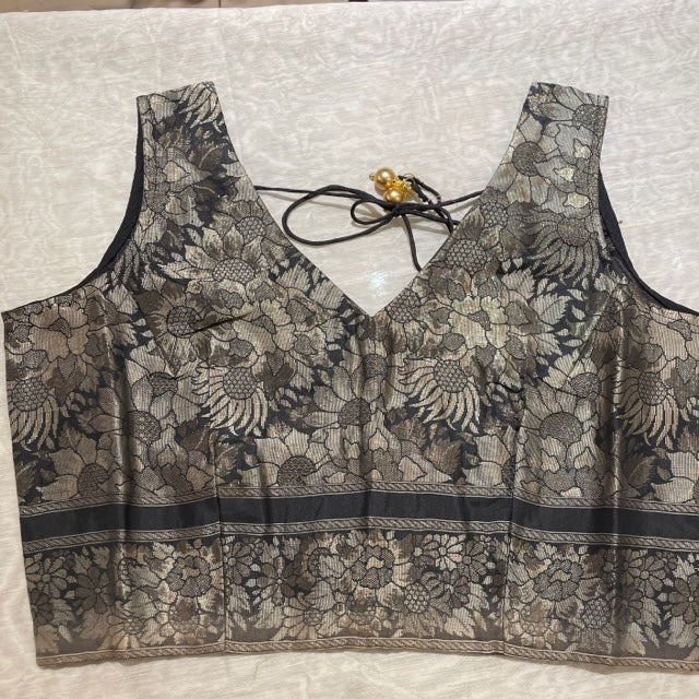 Brocade Saree Blouses-Size 38 - Vintage India NYC