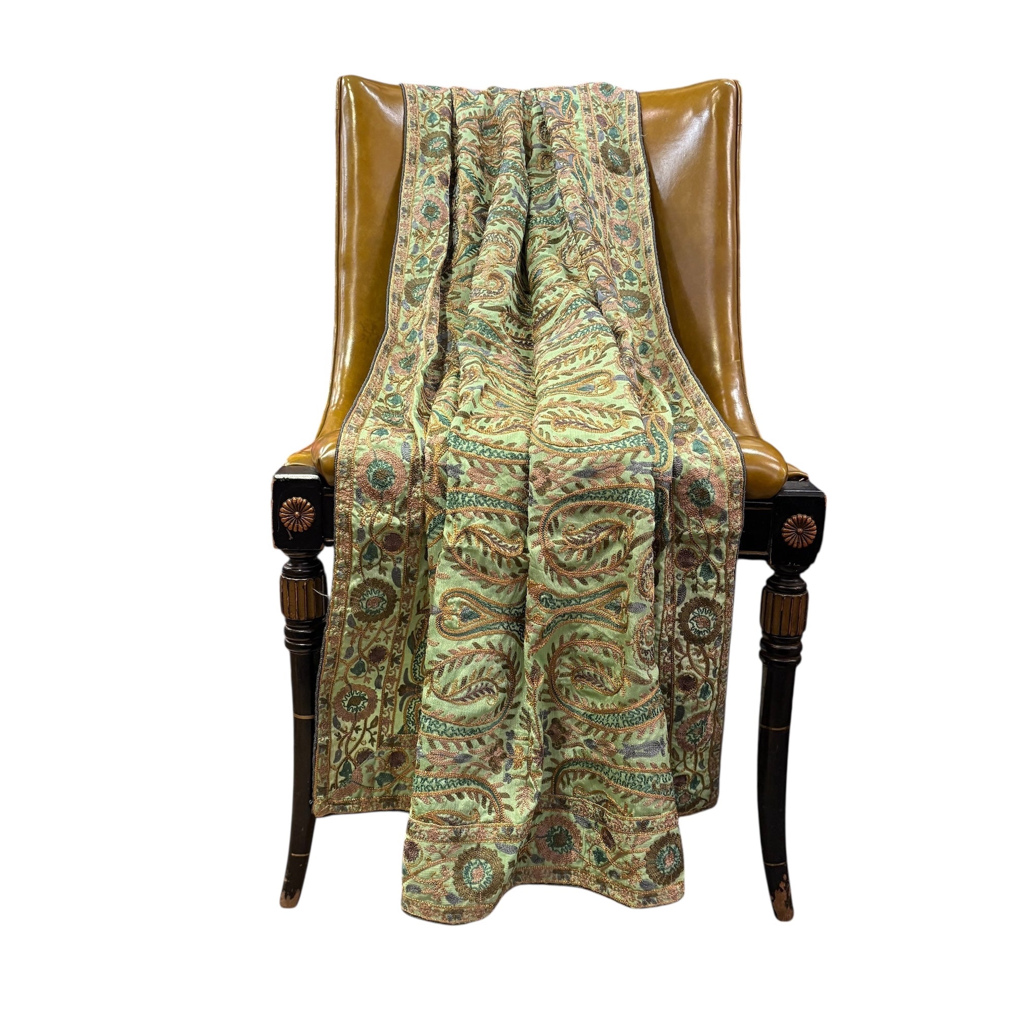 Pista Heavy Embroidered Dupatta