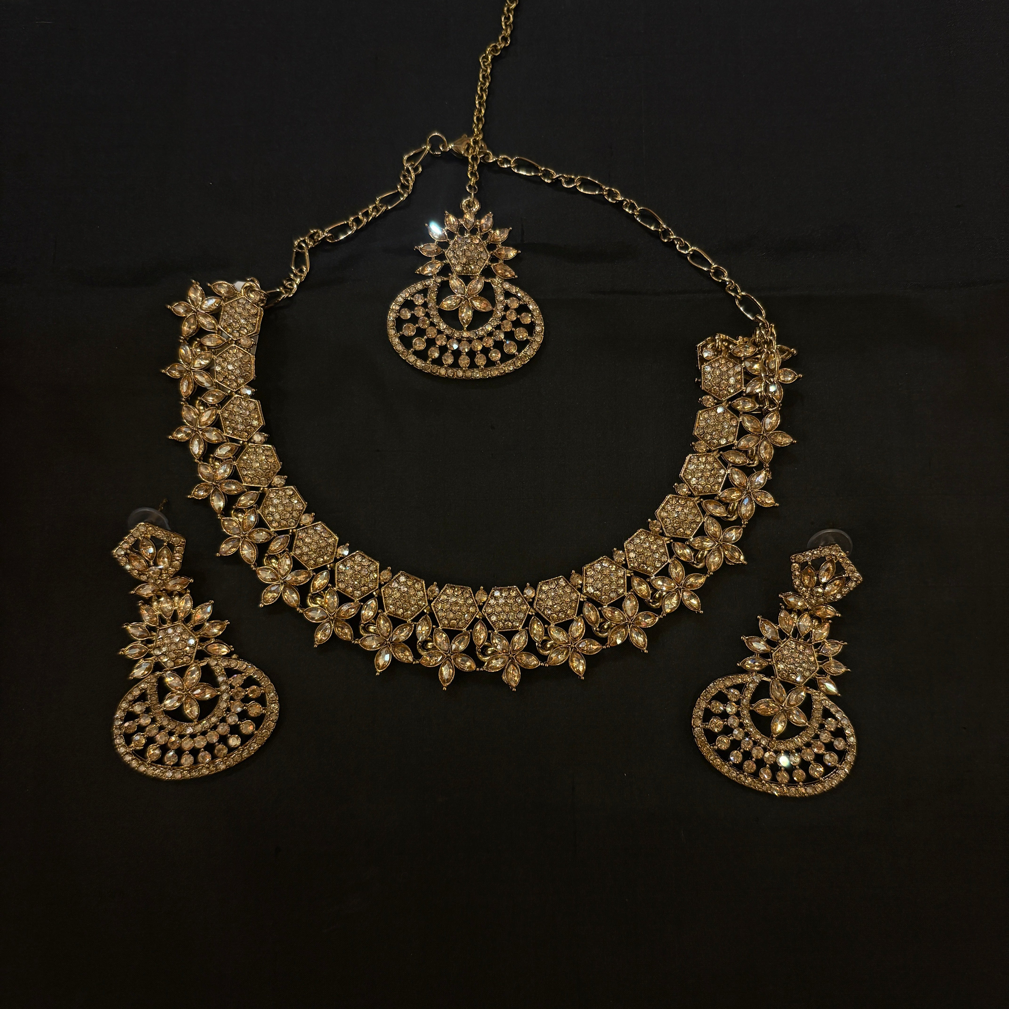 Gold Necklace Set Collection 165-Various