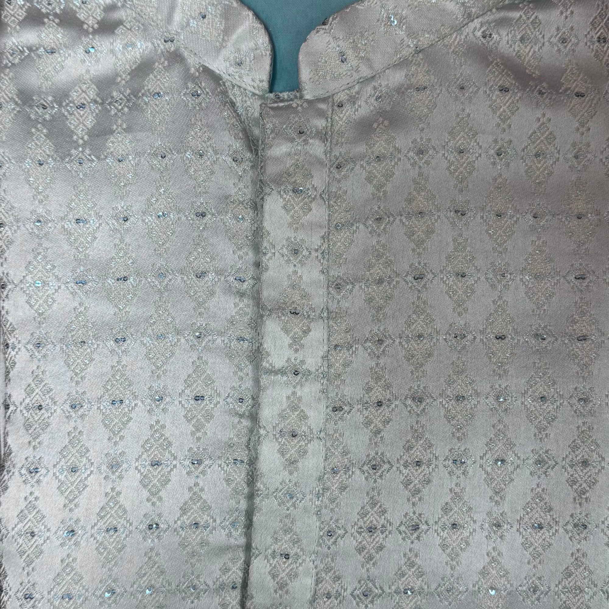 Ice Blue Streaming Kurta