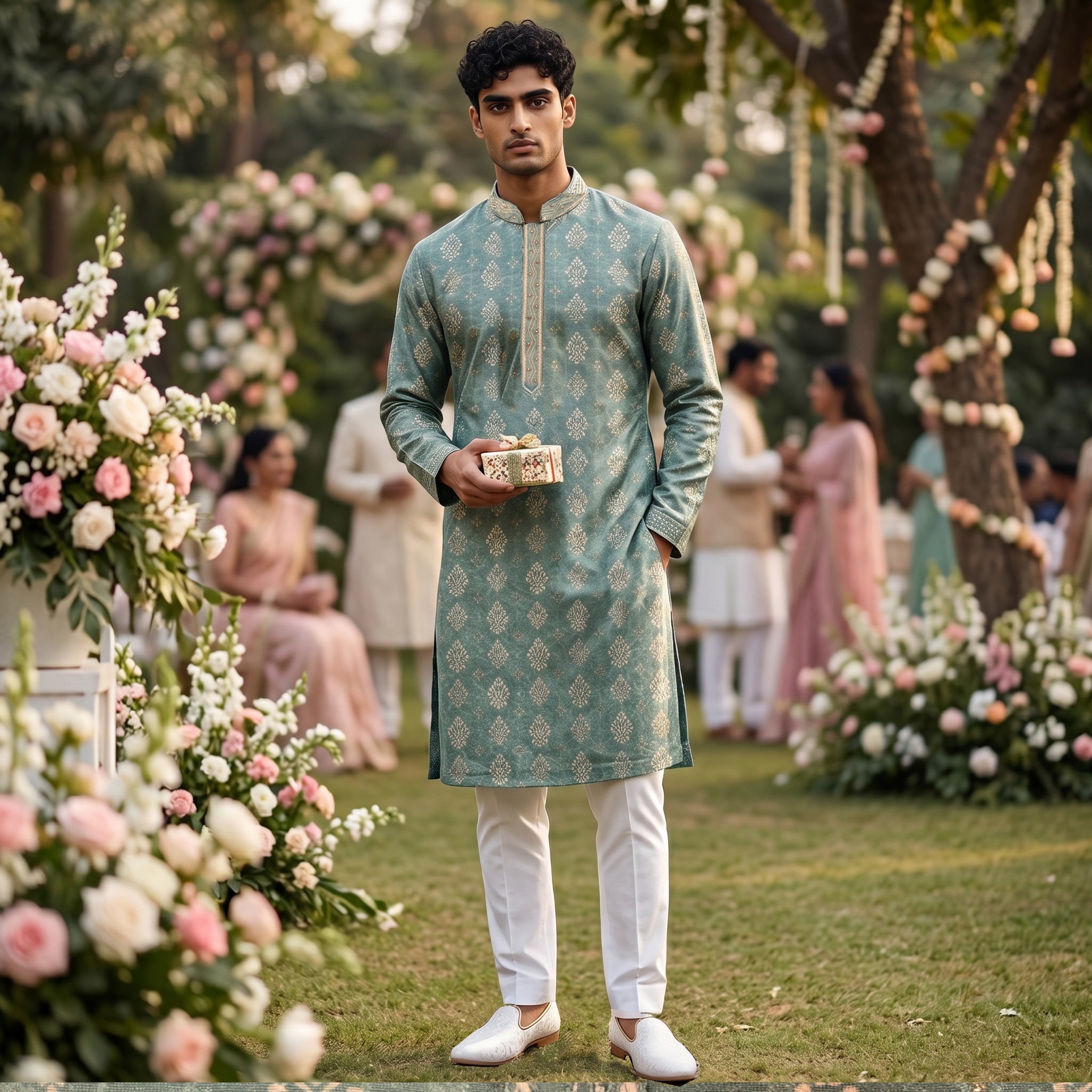 Jade Crest Kurta