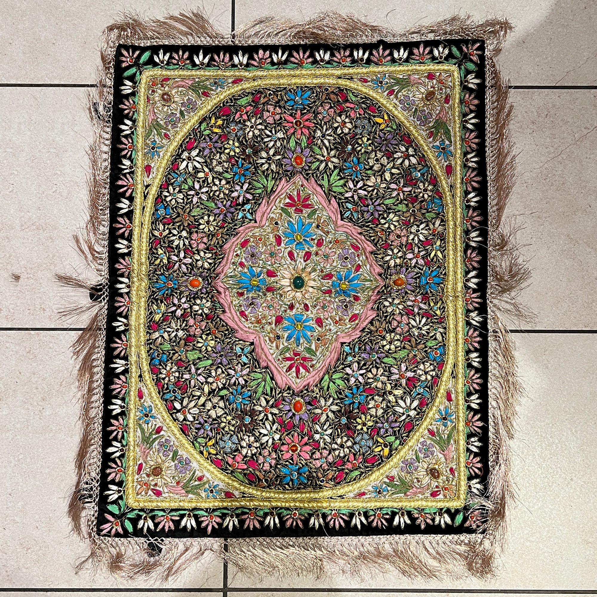 Jeweled Wall Hanging - Vintage India NYC