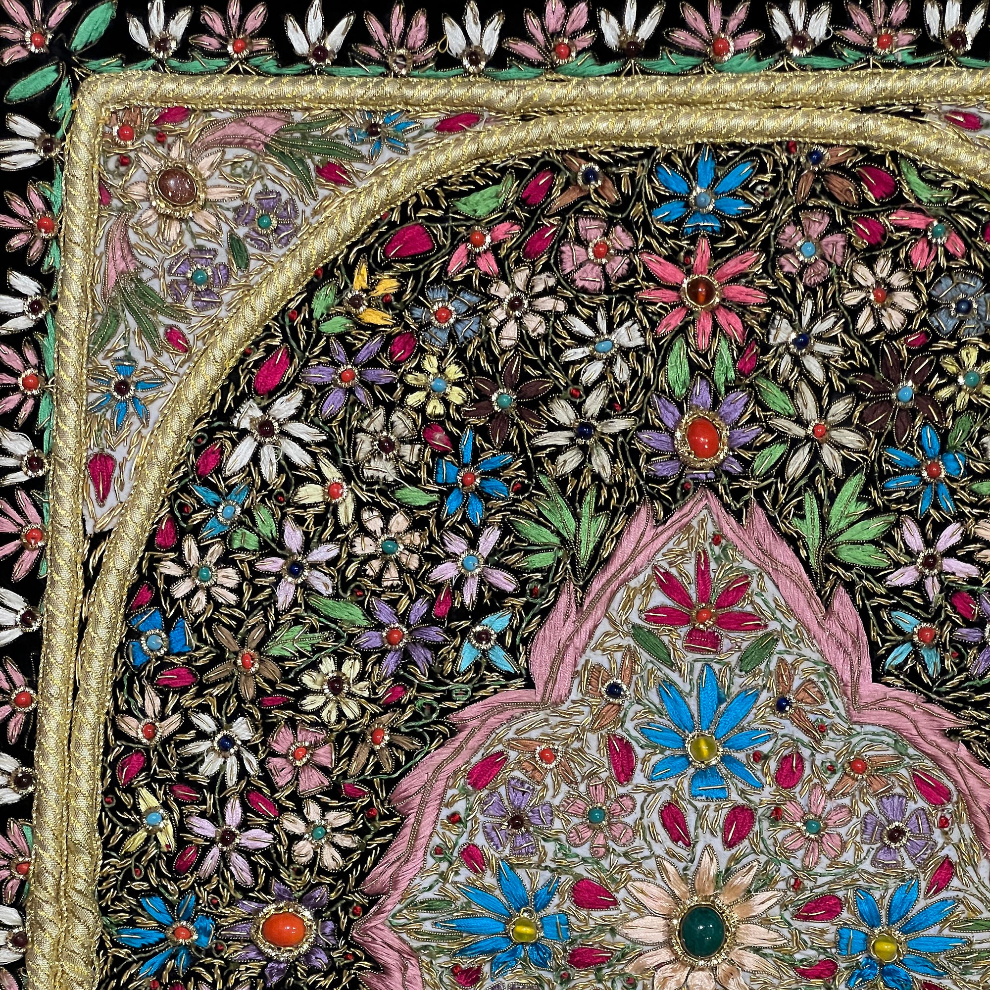Jeweled Wall Hanging - Vintage India NYC