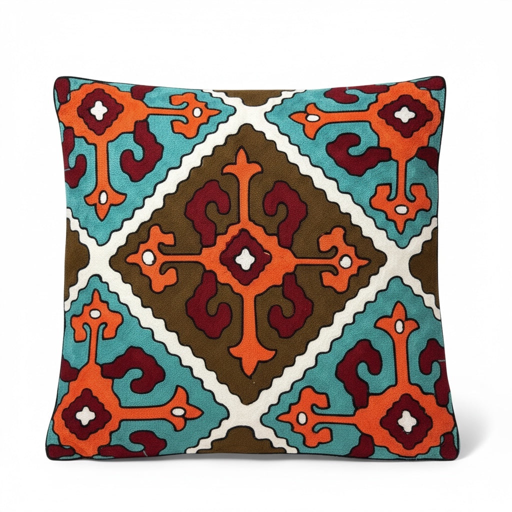 Velvet Embroidered Suzani Pillow Covers -Various - Vintage India NYC