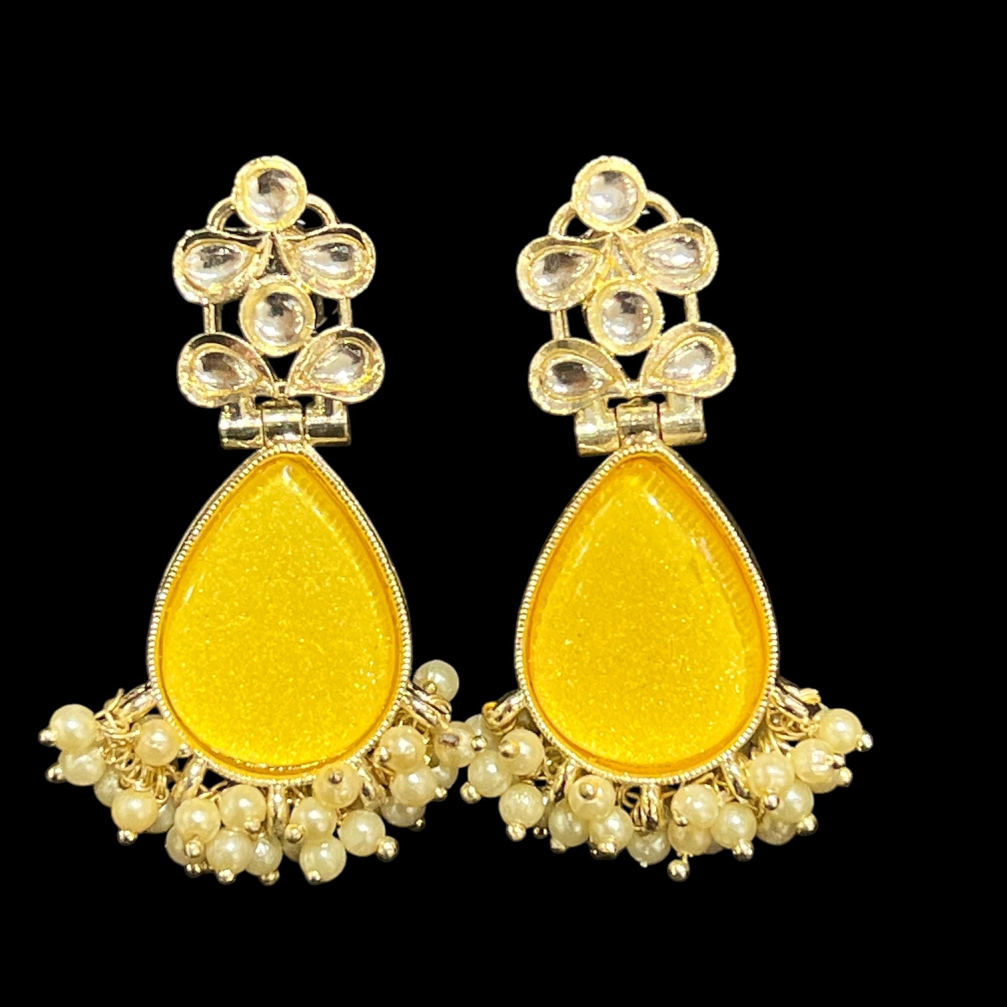 Lemon Drop Earrings - Vintage India NYC
