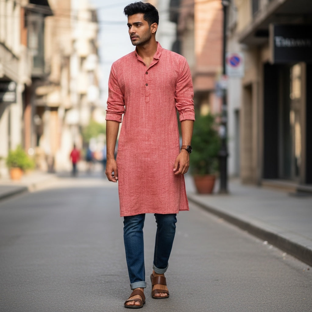 Organic Cotton Kurtas- Many Colors - Vintage India NYC