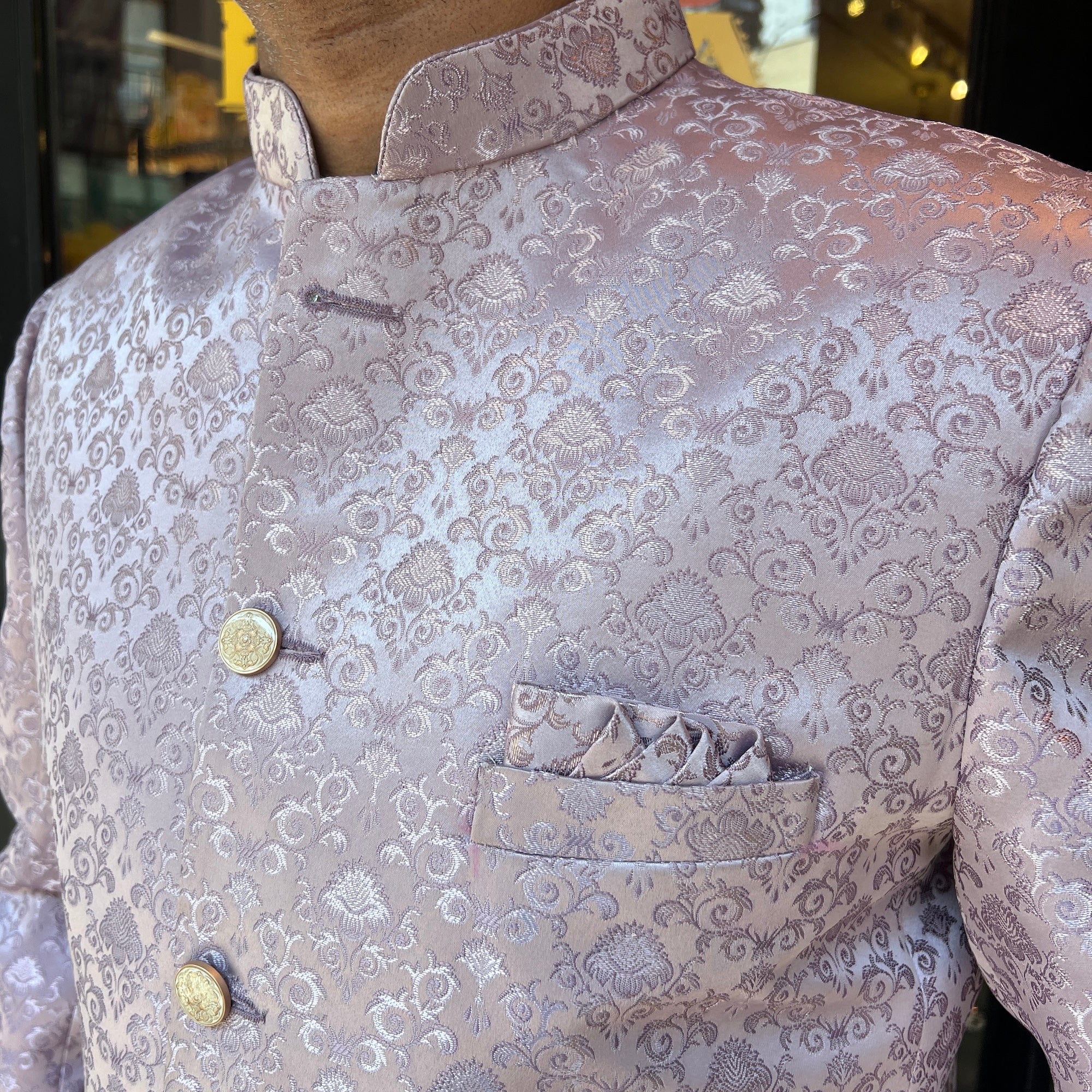 Damask Jodhpuri Jacket -Colors