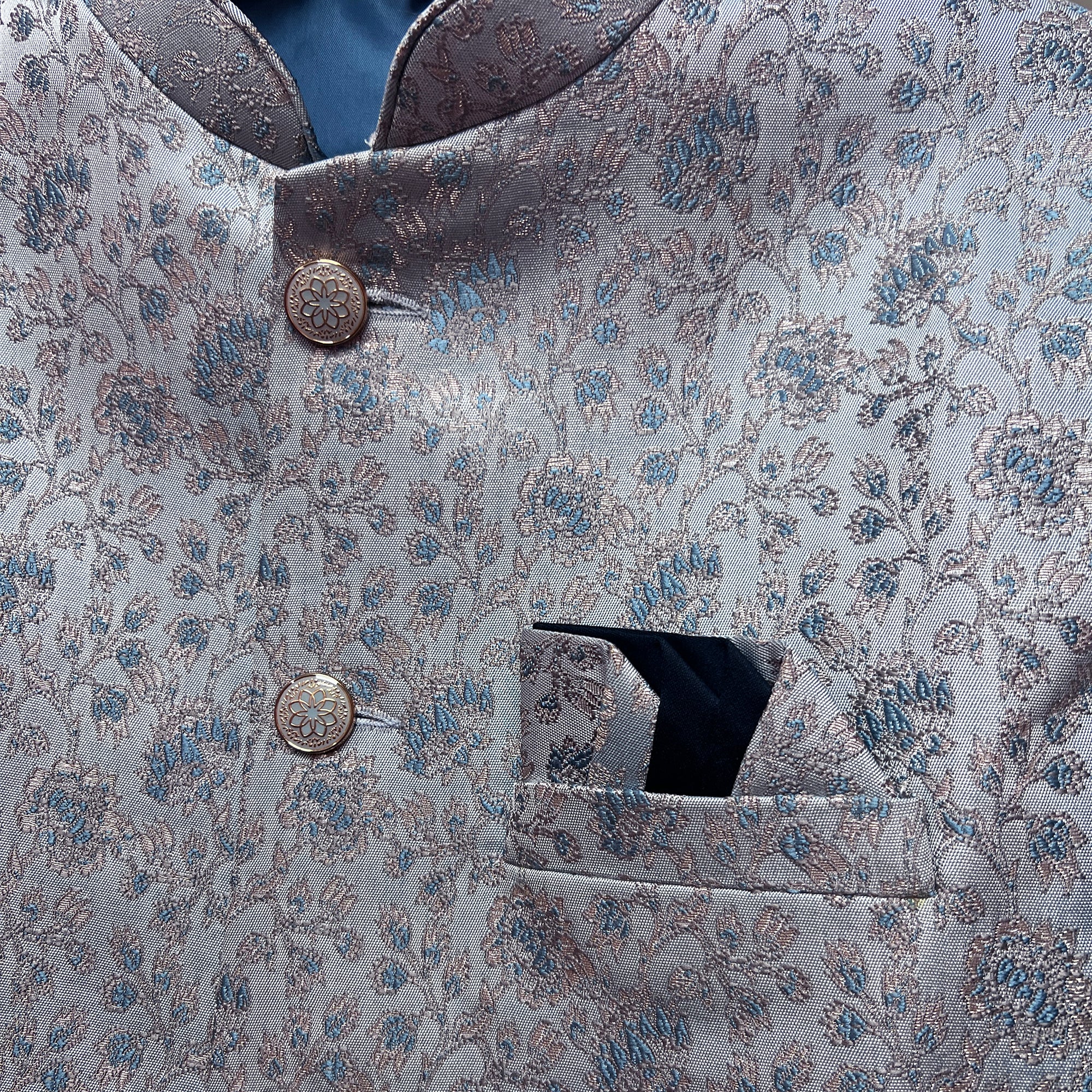 Pastel Floral Vest-Colors - Vintage India NYC