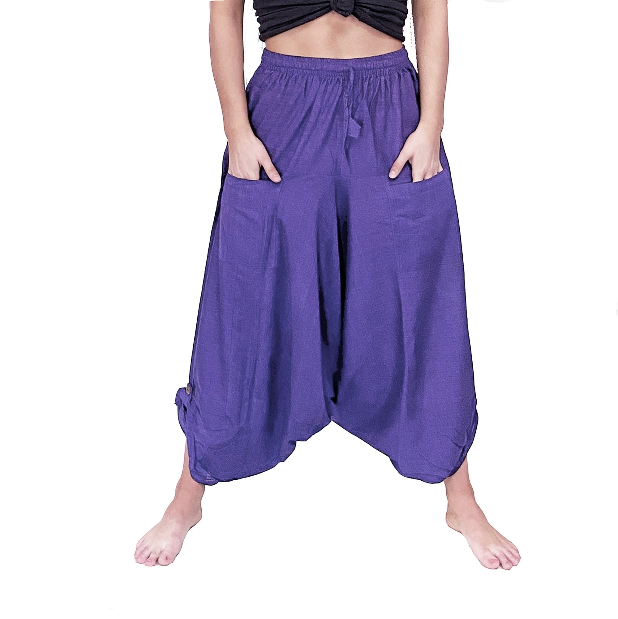 HF Unisex Harem Pants- 6 colors - Vintage India NYC