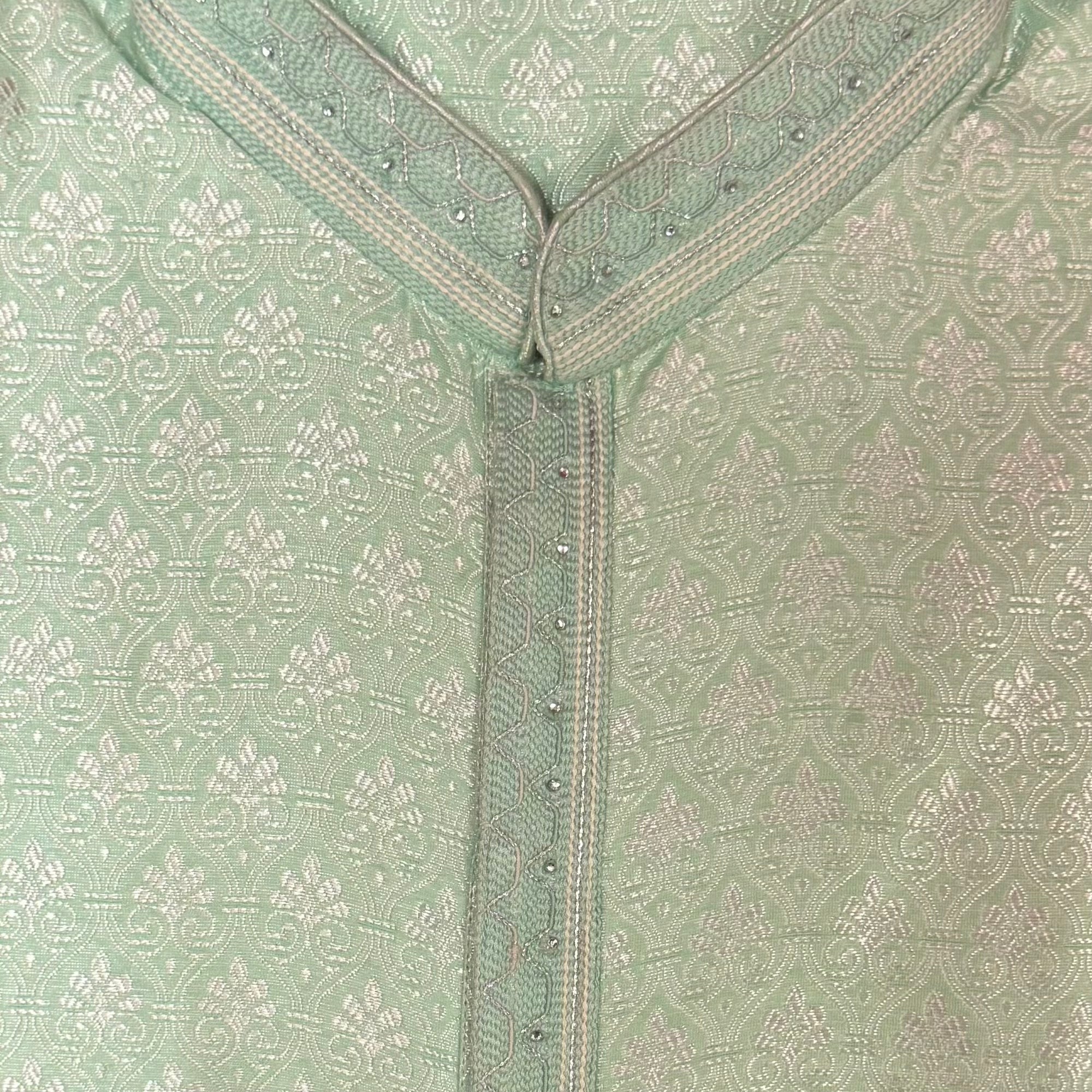 Mint Ornamental Kurta