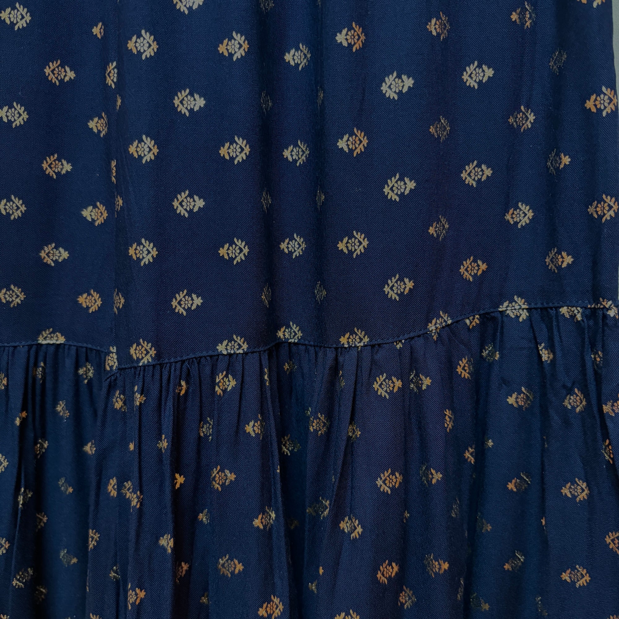 Gold Print Gharara Pants-Colors