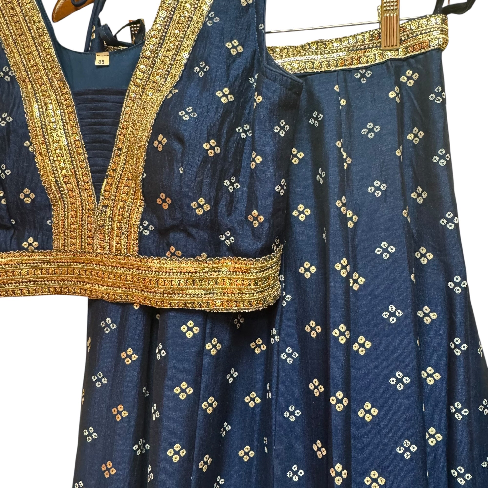 Bandhani Print Lehengas-2 Colors