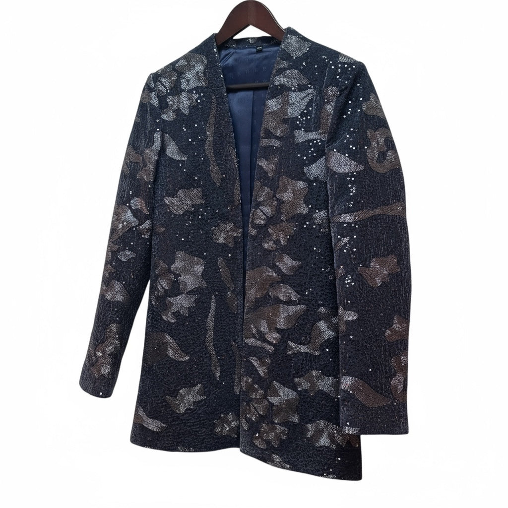 Navy Heavy Work Open Jacket