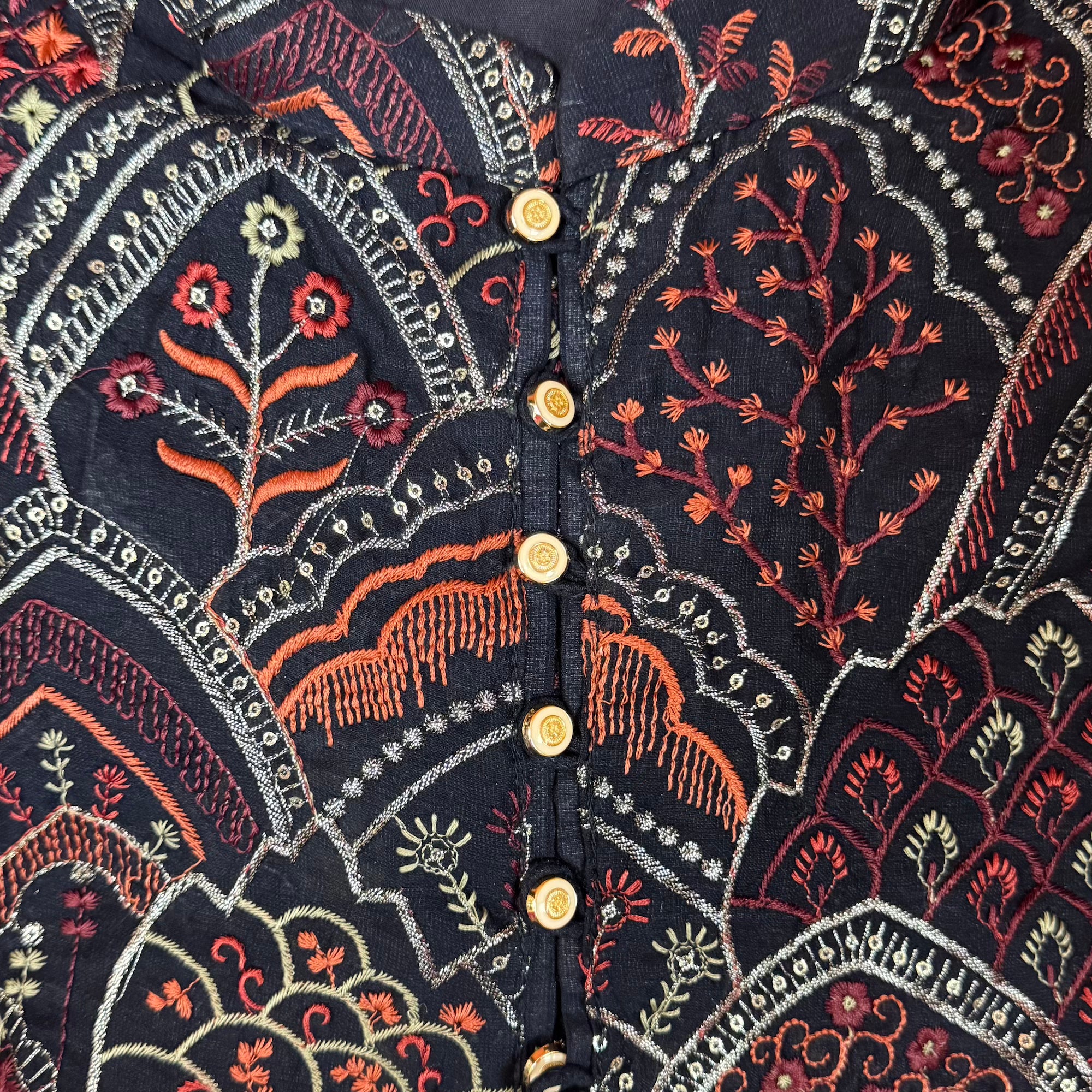 Heavy Embroidered Kurta-Colors - Vintage India NYC