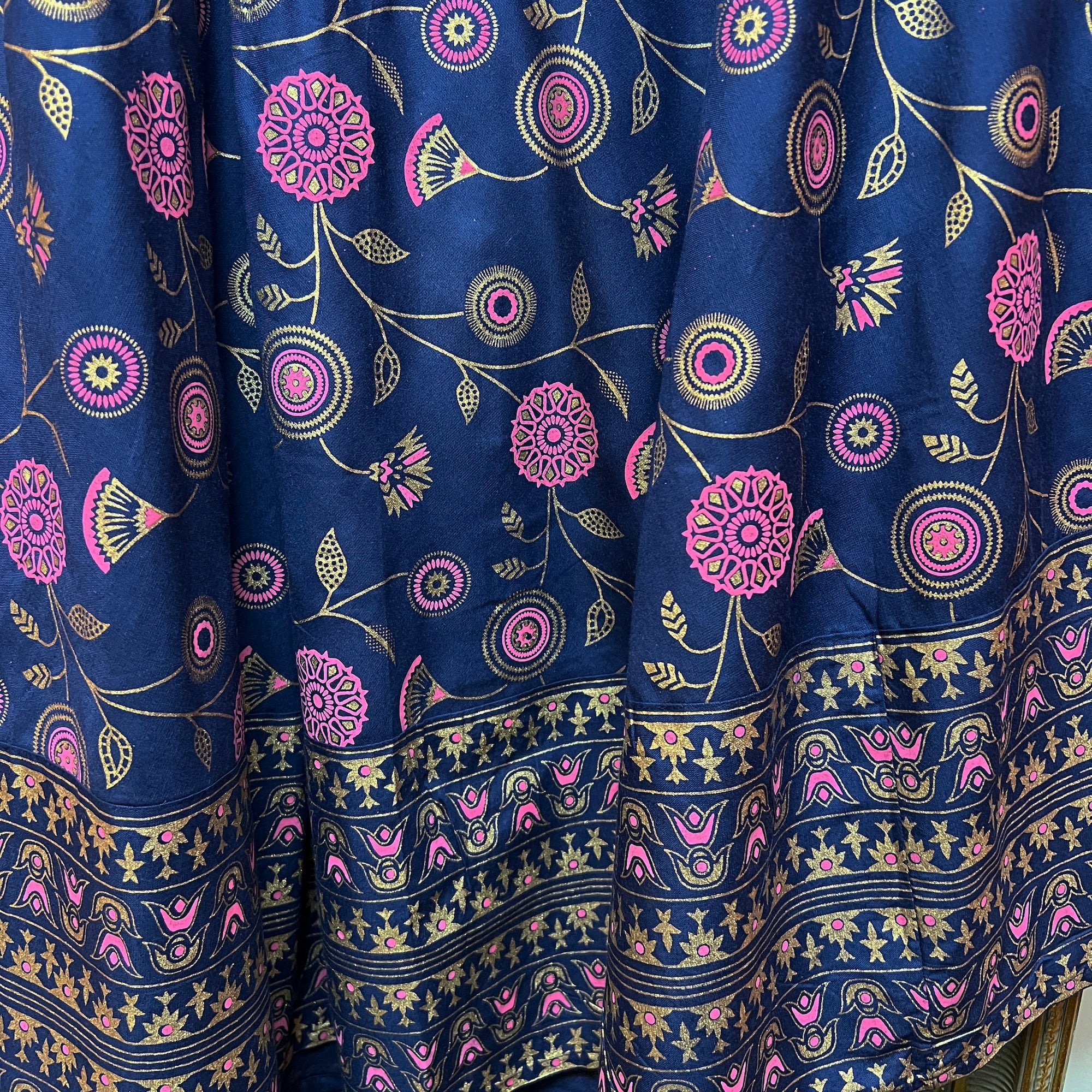 DT Printed Flaired Skirts-Many Colors - Vintage India NYC