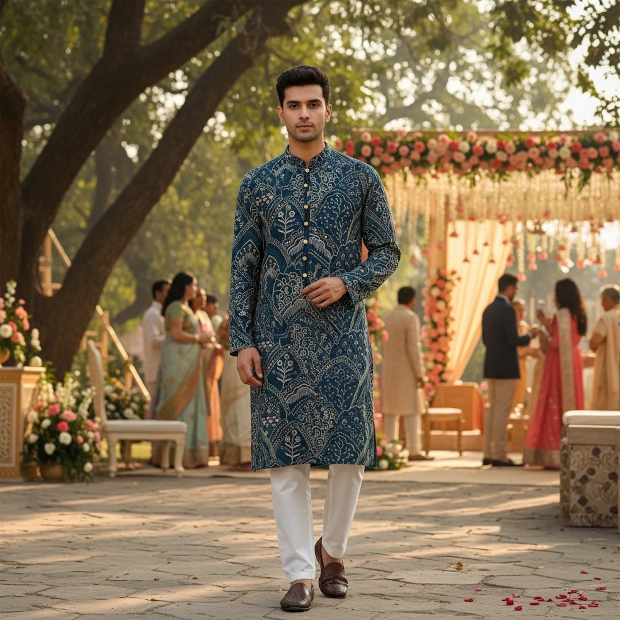 Heavy Embroidered Kurta-Colors