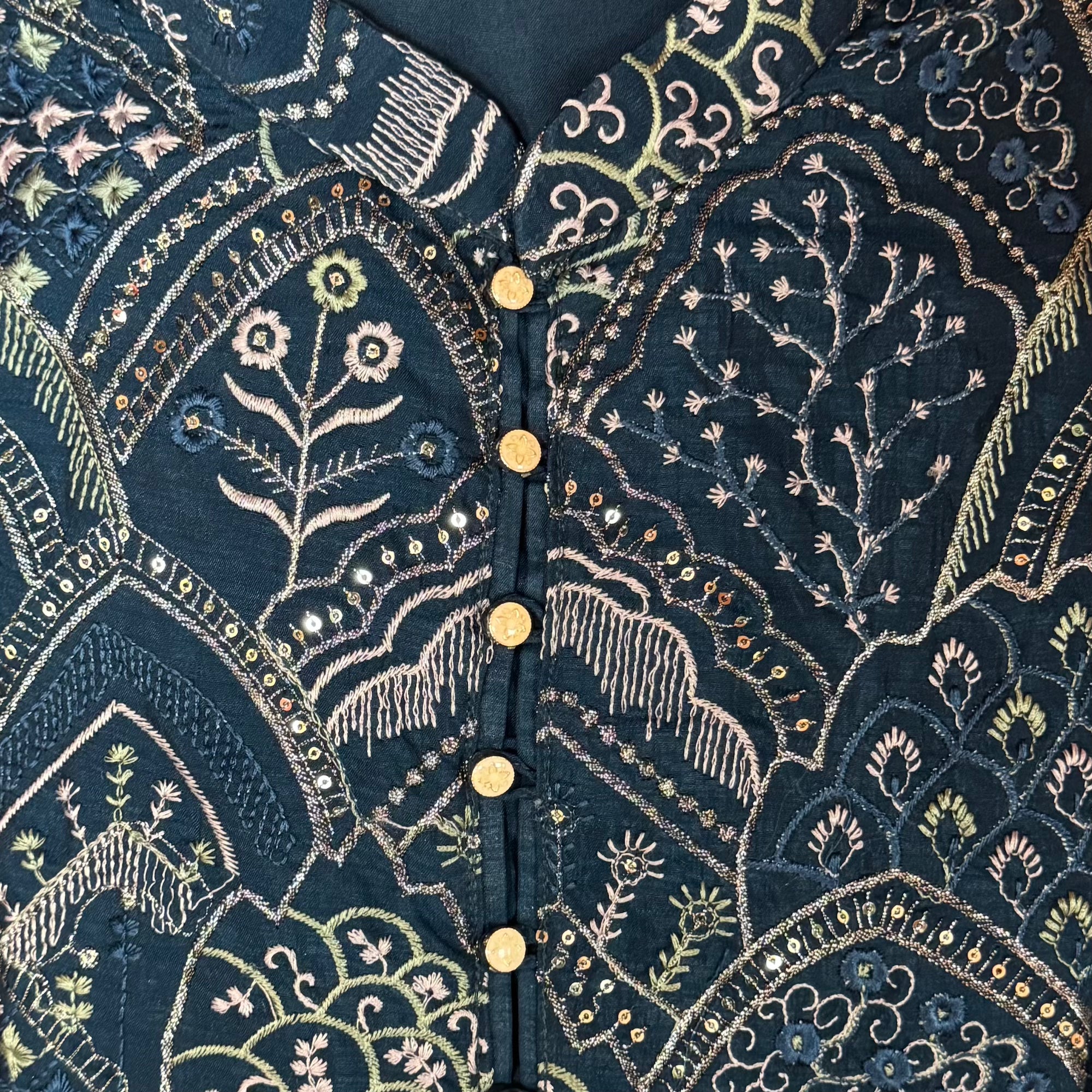 Heavy Embroidered Kurta-Colors - Vintage India NYC