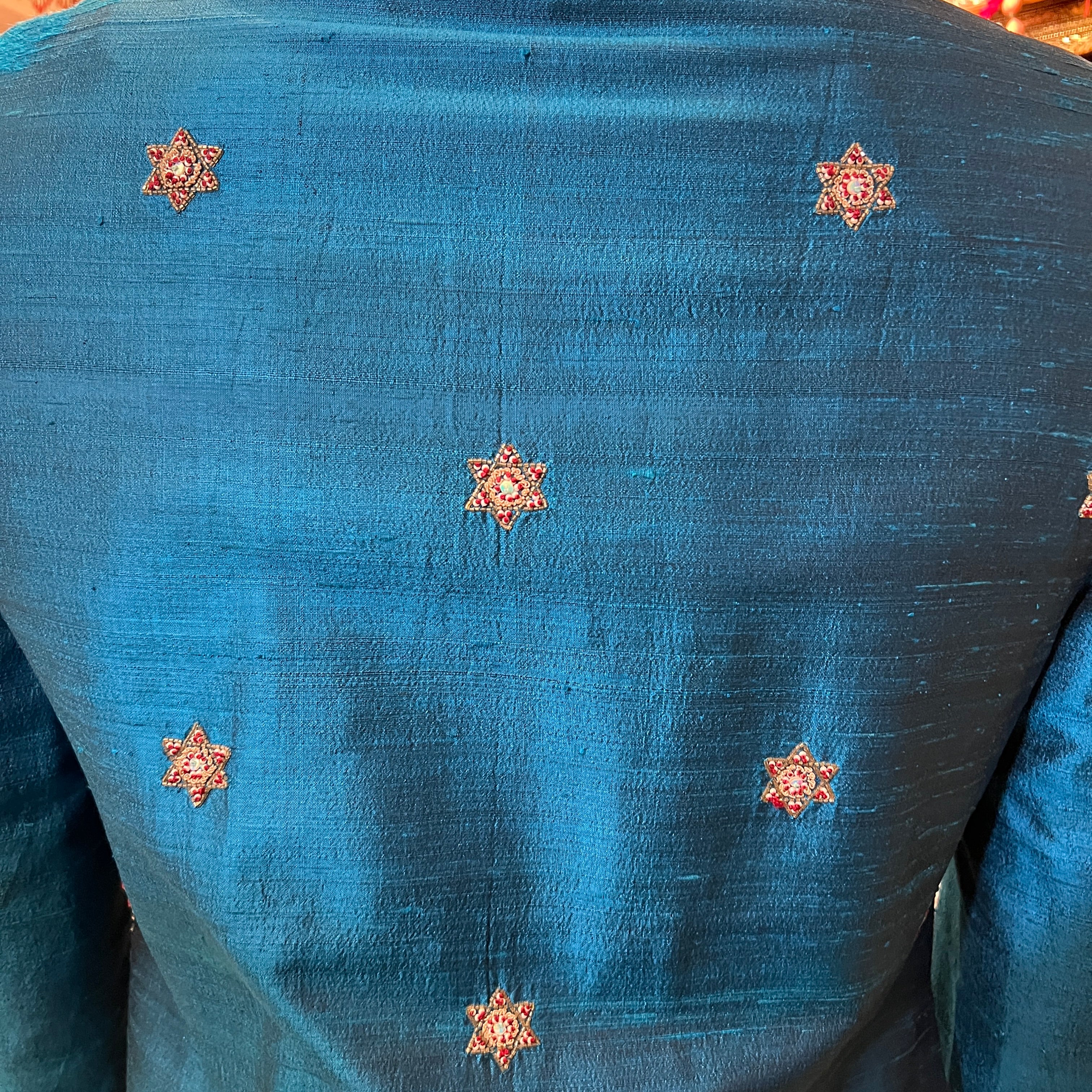 VM Ocean Blue Sherwani - Vintage India NYC