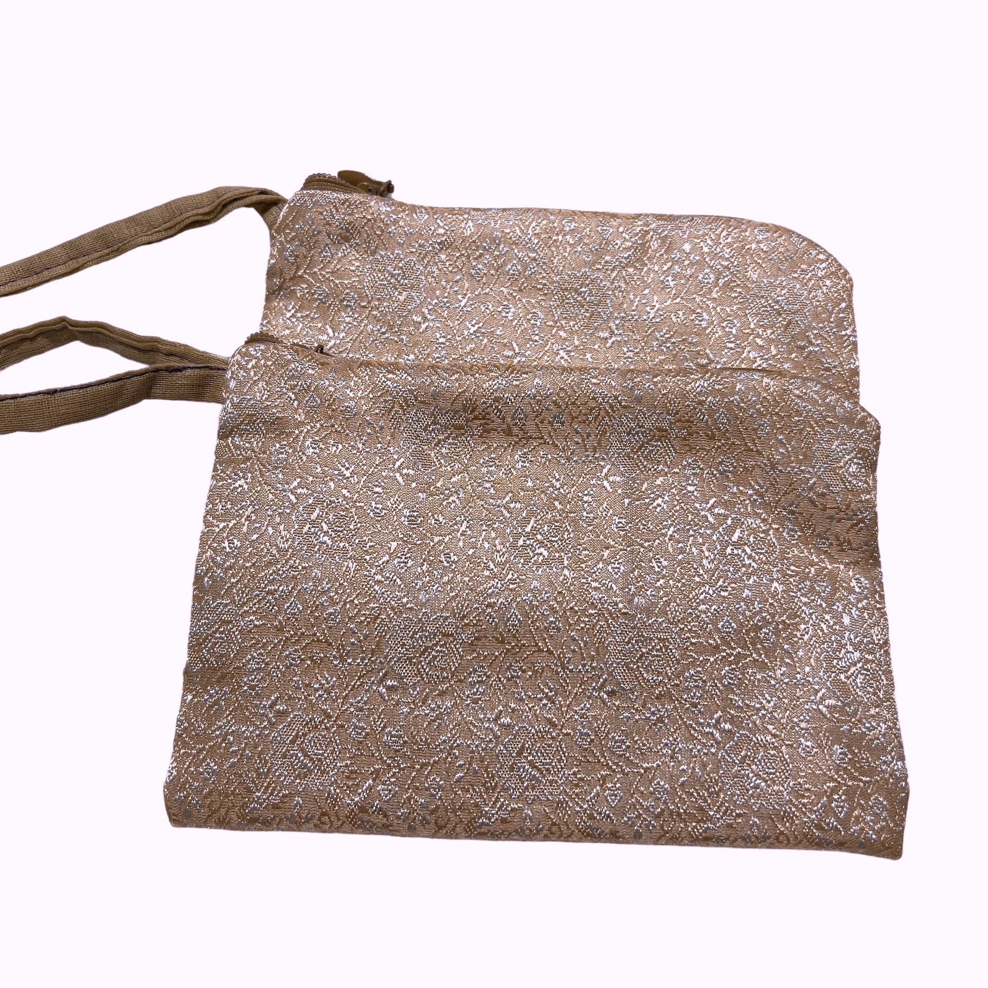 Vintage Sari Zip Pouch Bag Sm - Vintage India NYC