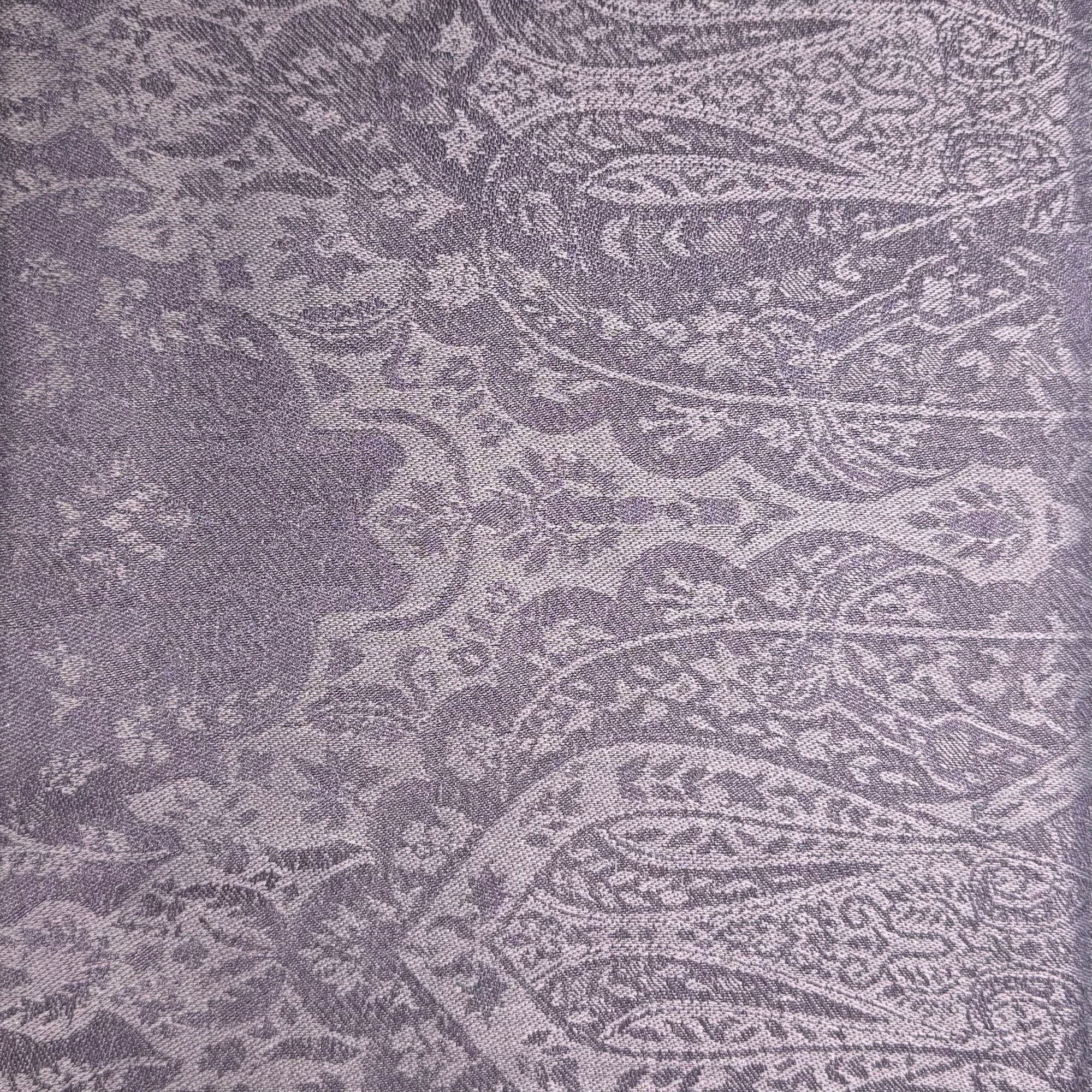 Fine Quality Jacquard Silk/ Wool Shawls - 11 Colors