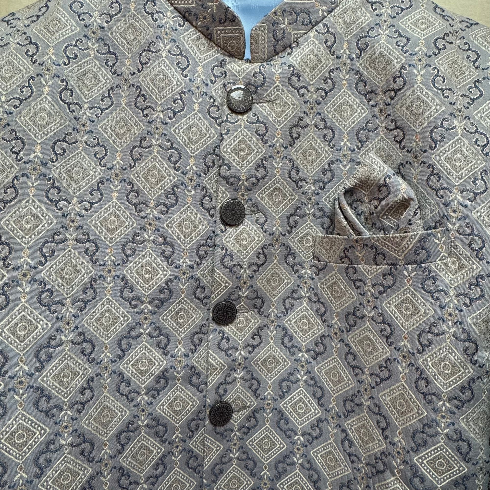Periwinkle Tile Sherwani