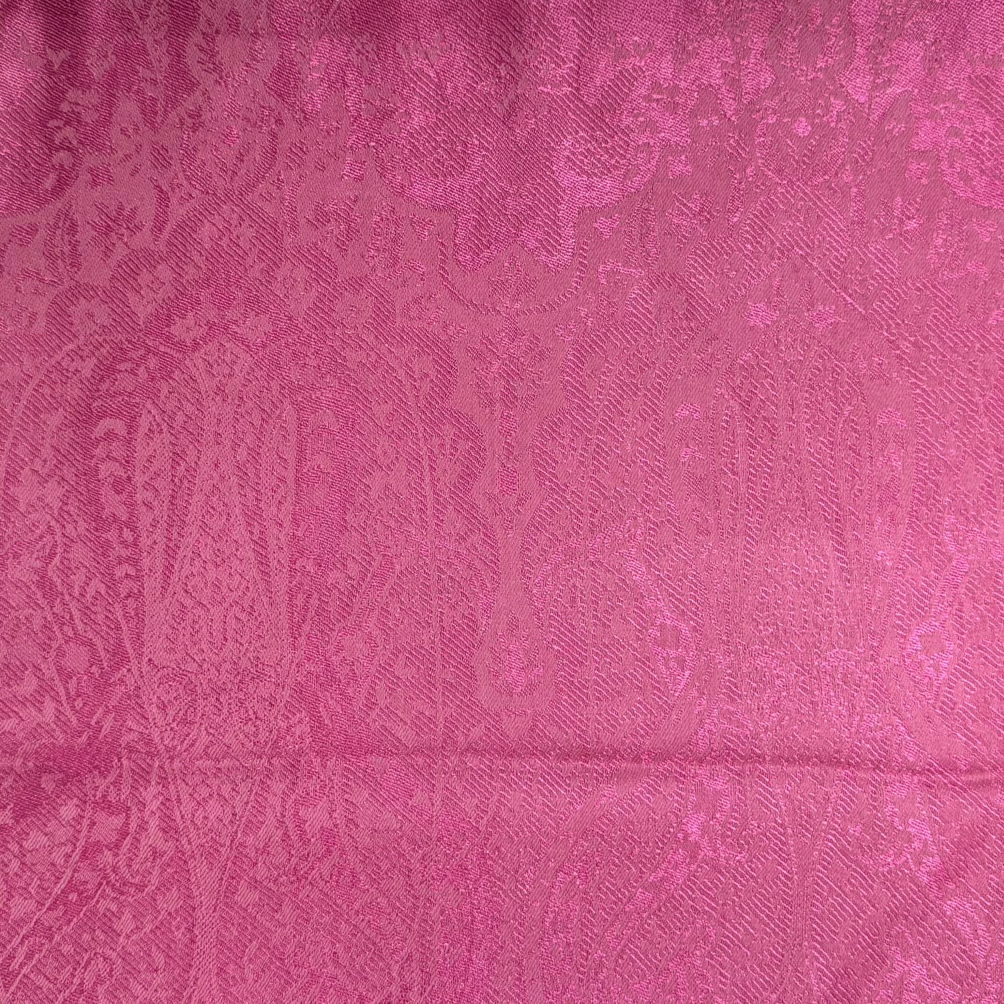 Fine Quality Jacquard Silk/ Wool Shawls - 11 Colors