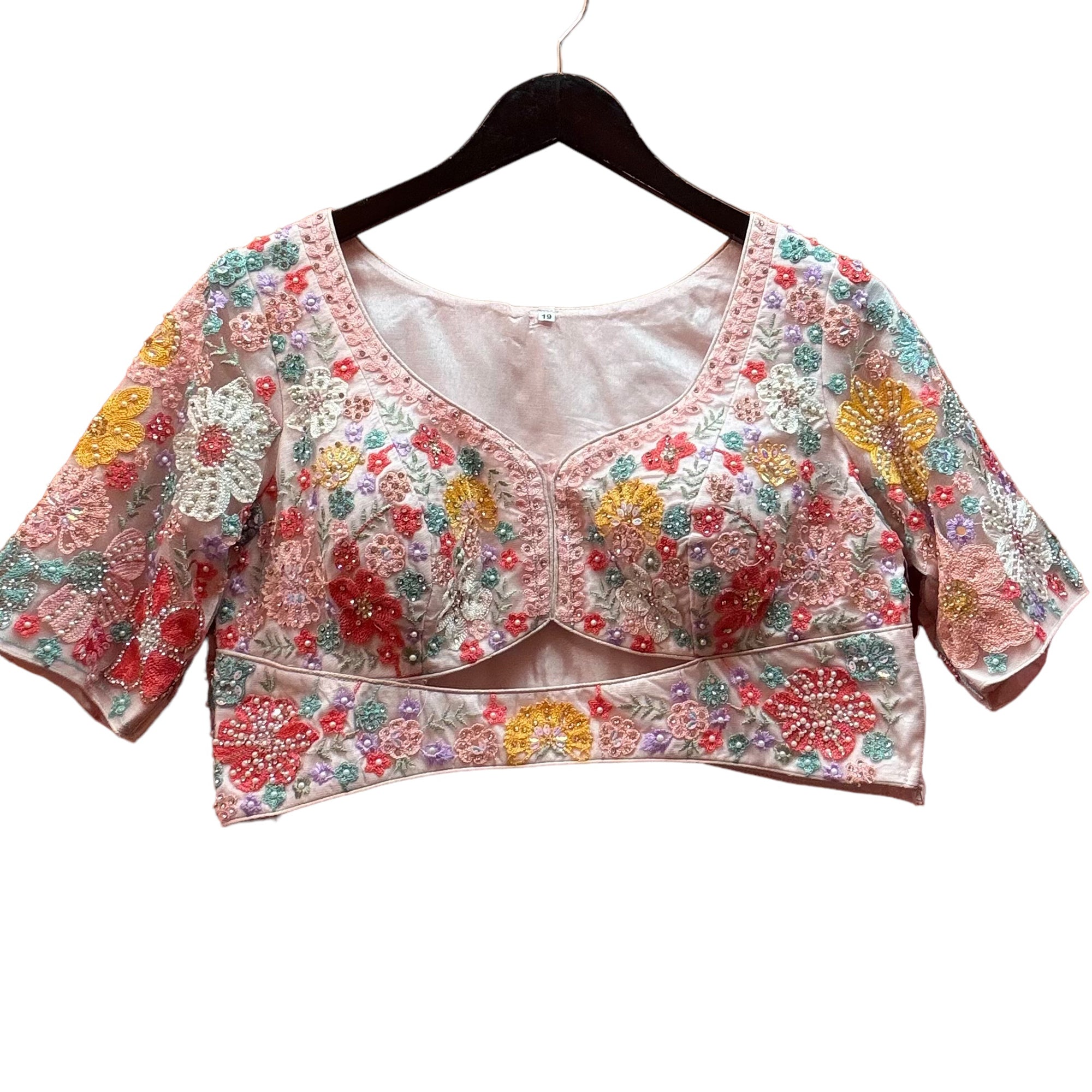 Embroidered Floral Lehenga Sets-2 Colors - Vintage India NYC