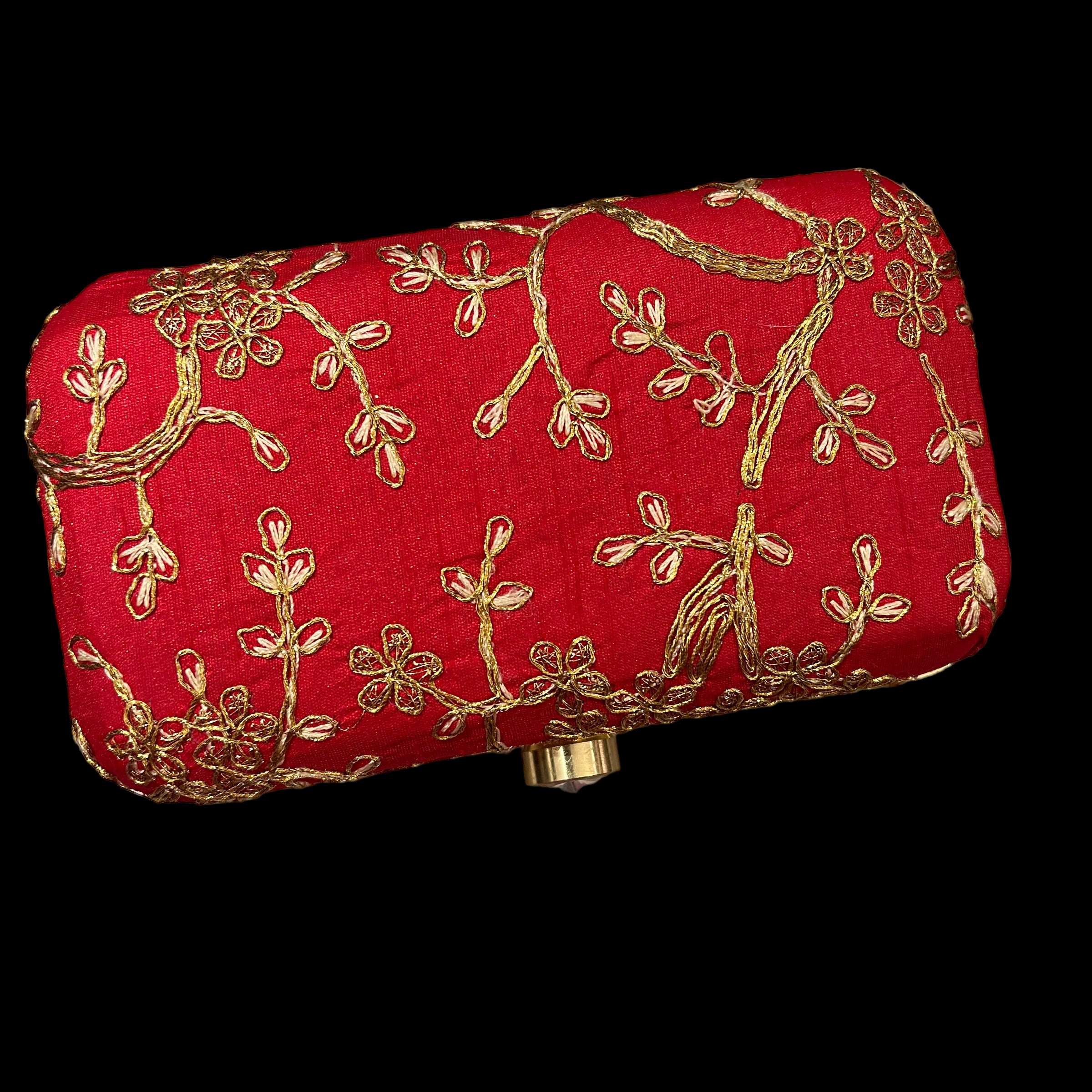 Embroidered Clutch Purse-Many Colors - Vintage India NYC