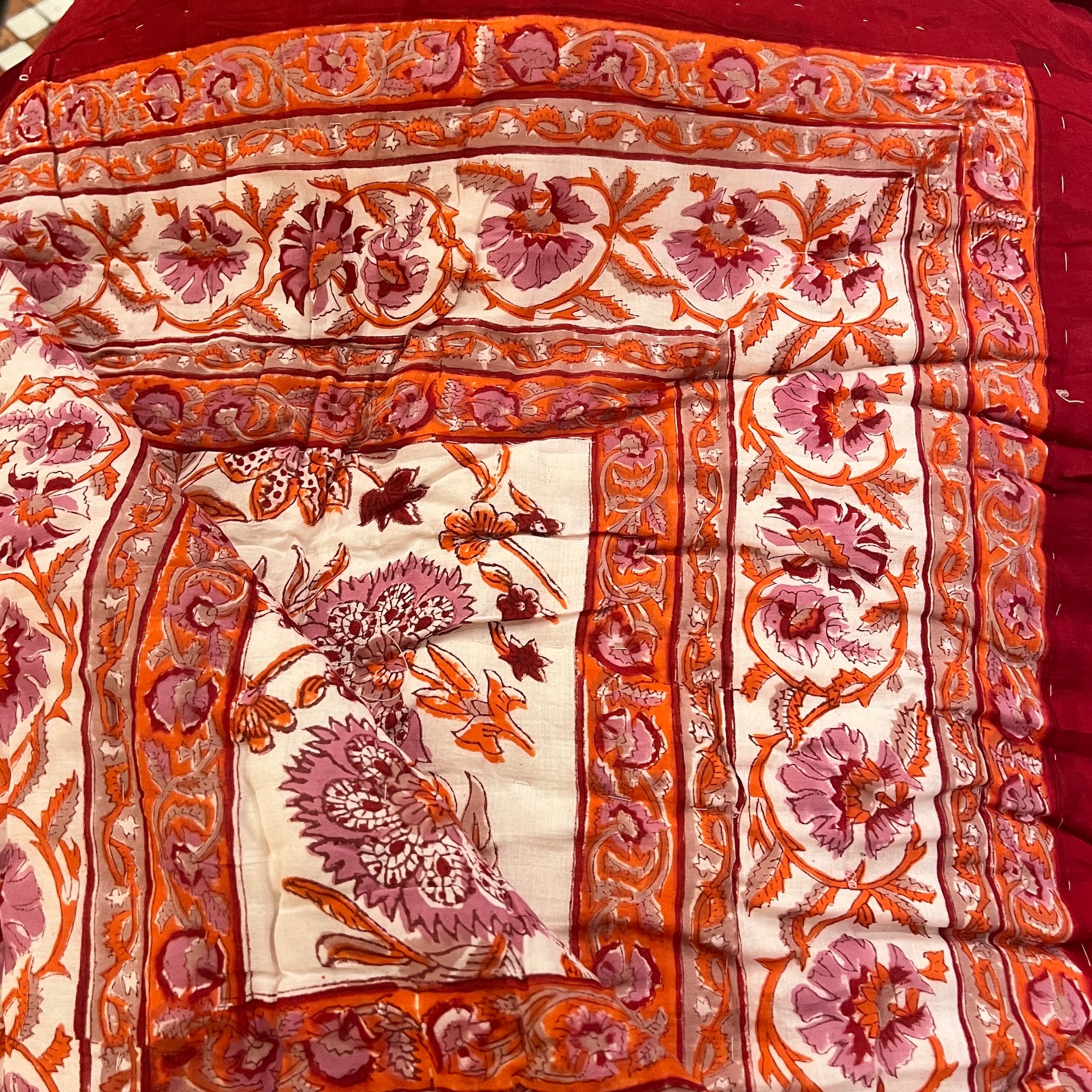 Reversible Hand Block Quilts-Twin-Various - Vintage India NYC