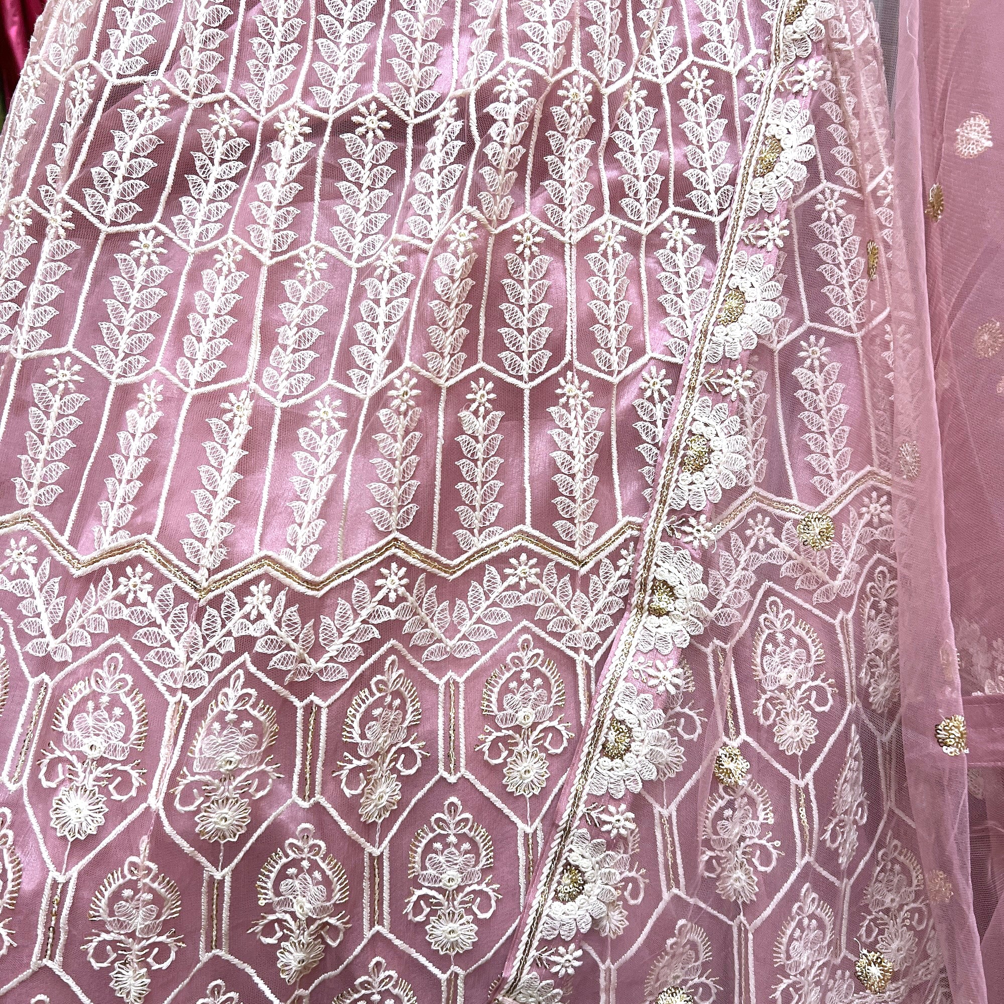 DT Lucknowi Lehenga Set-3 Colors - Vintage India NYC