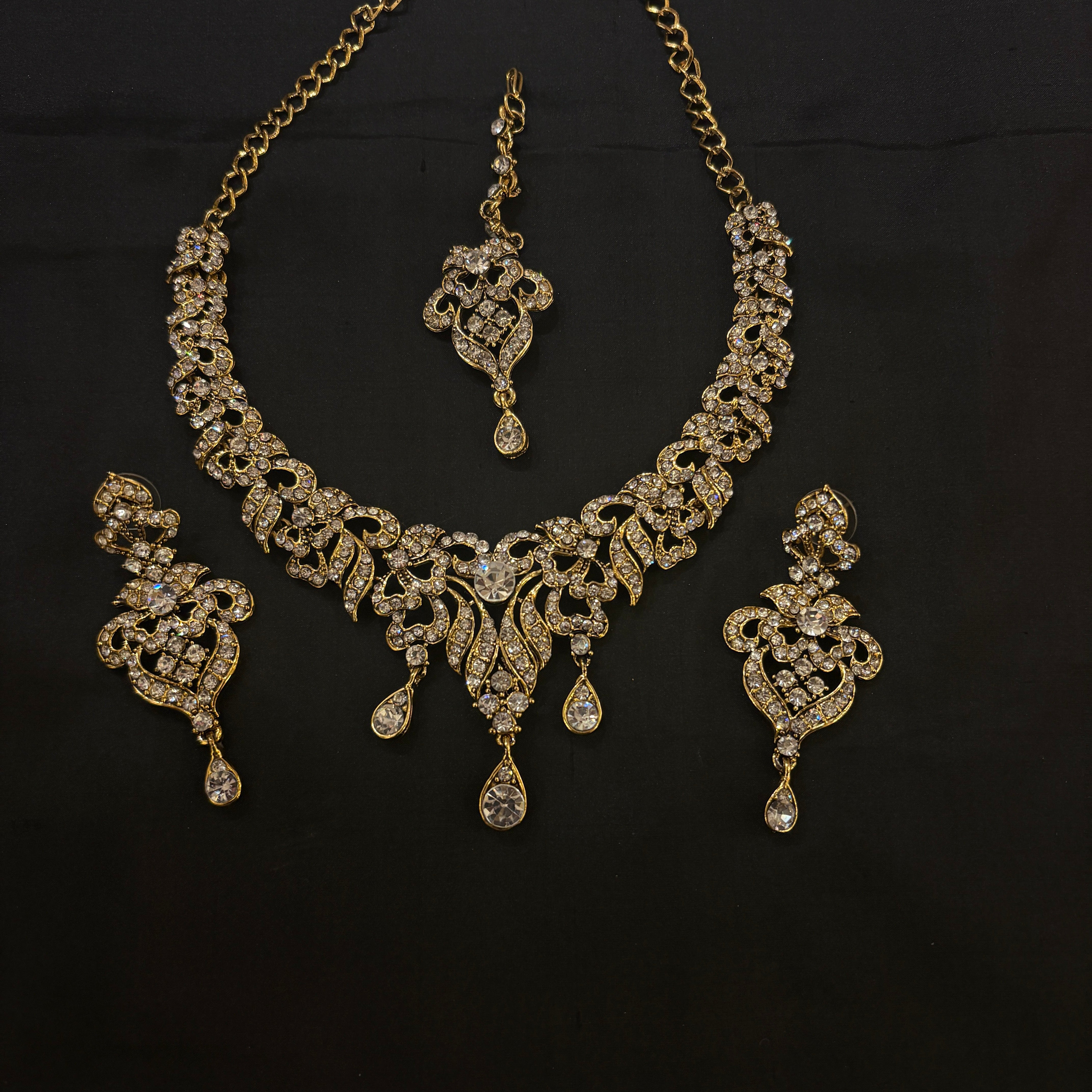 Gold Necklace Set Collection 165-Various