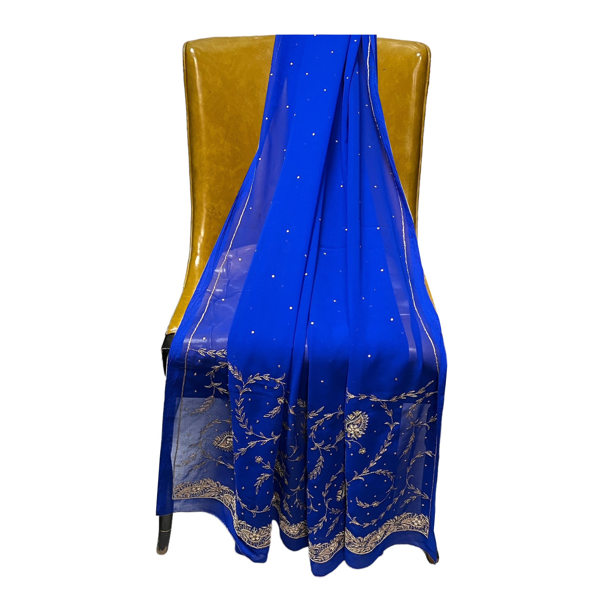 Royal Zari & Zardosi Dupatta - Vintage India NYC