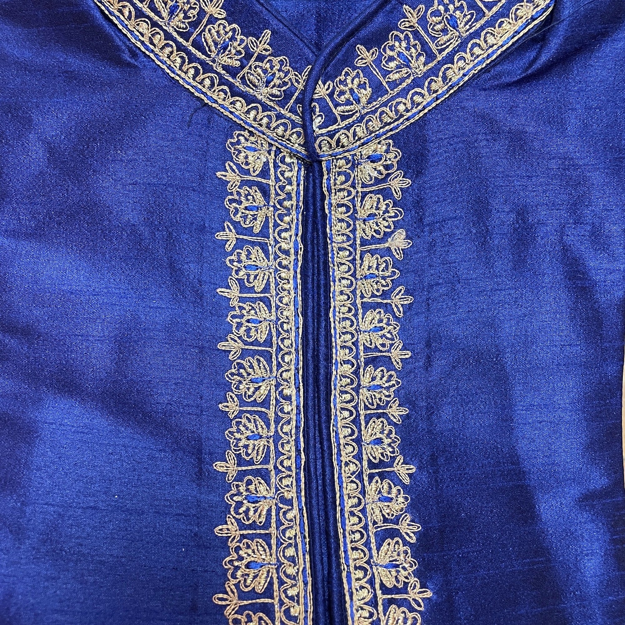 Royal Embroidered Short Kurta - Vintage India NYC