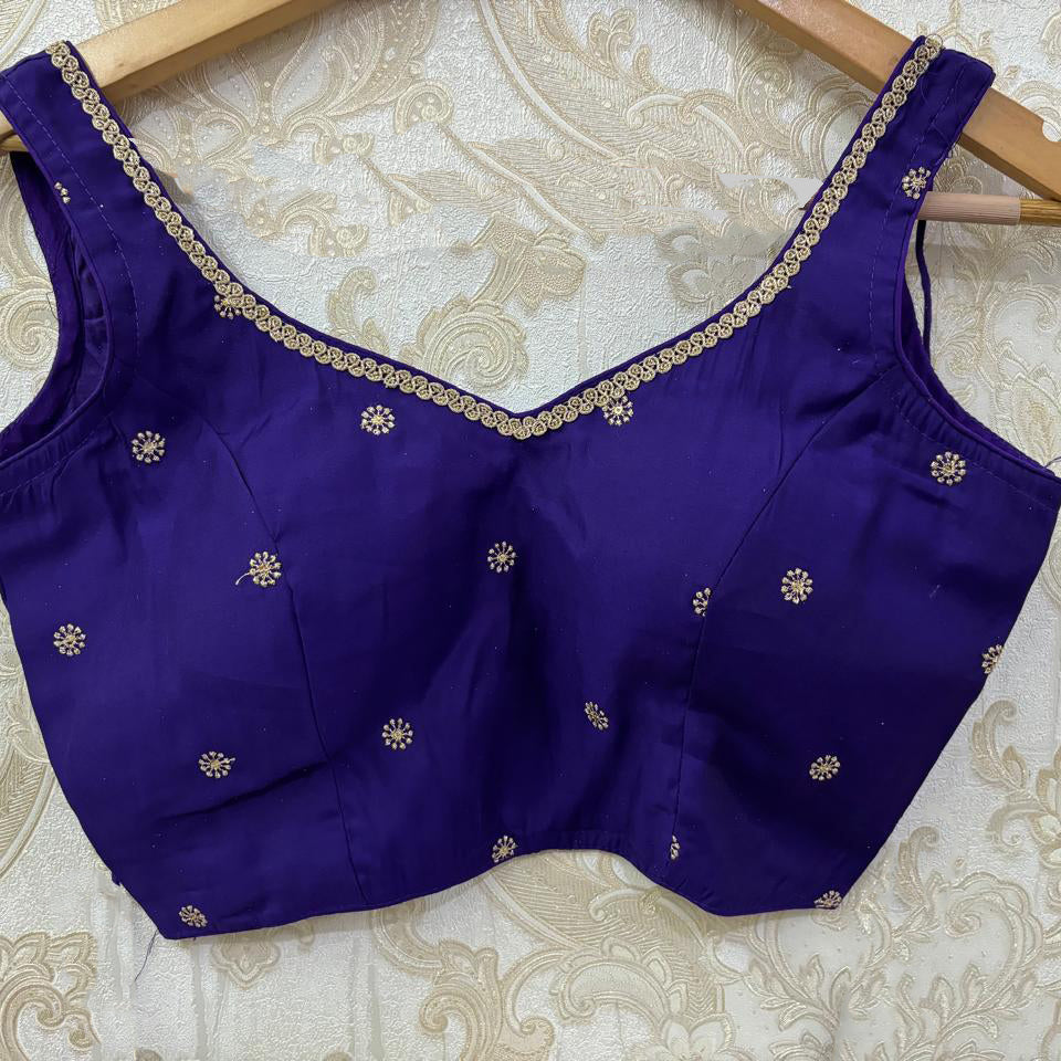 Embroidered Flower Blouse-Size 32- Colors