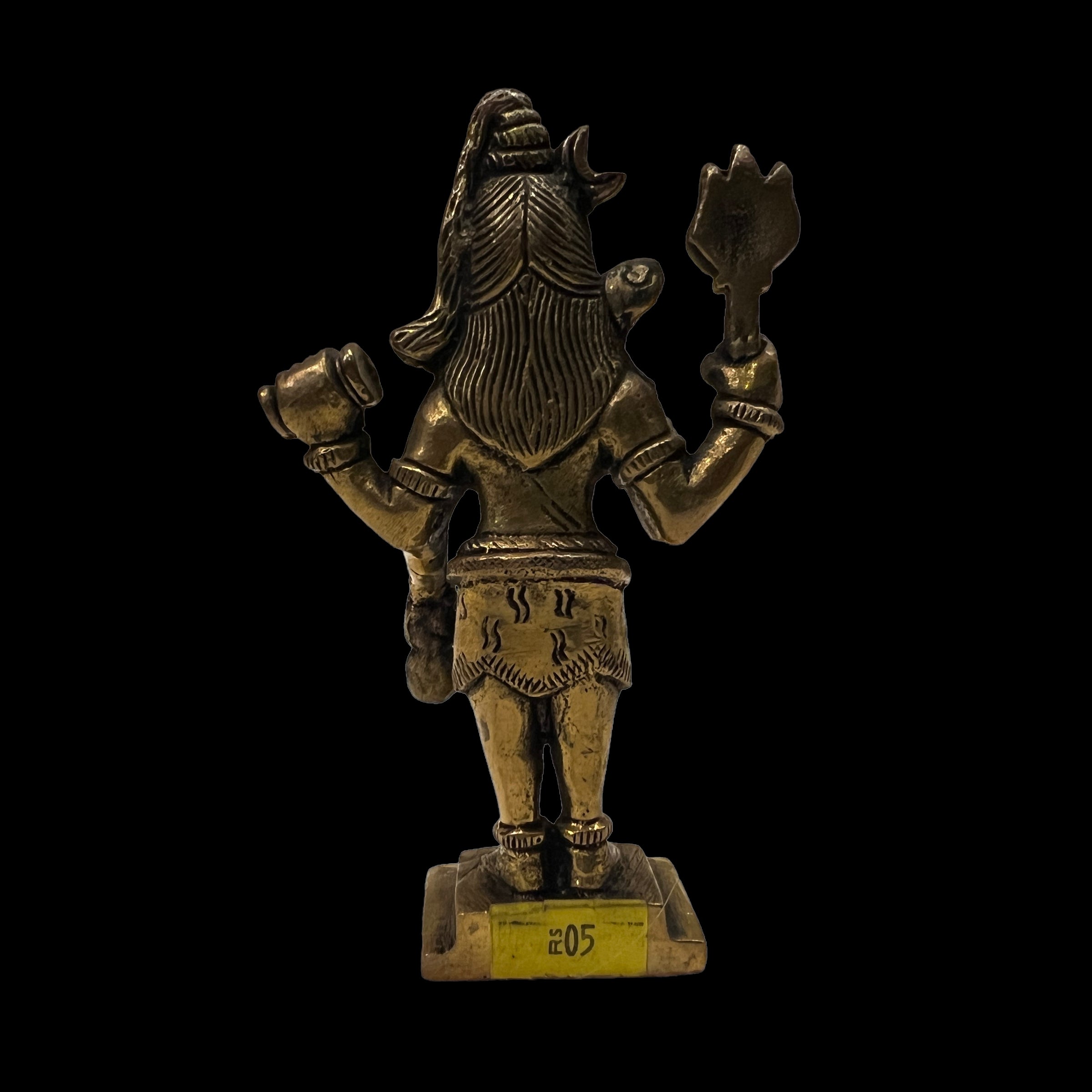 GM Brass Shiva 300- 5 in. - Vintage India NYC