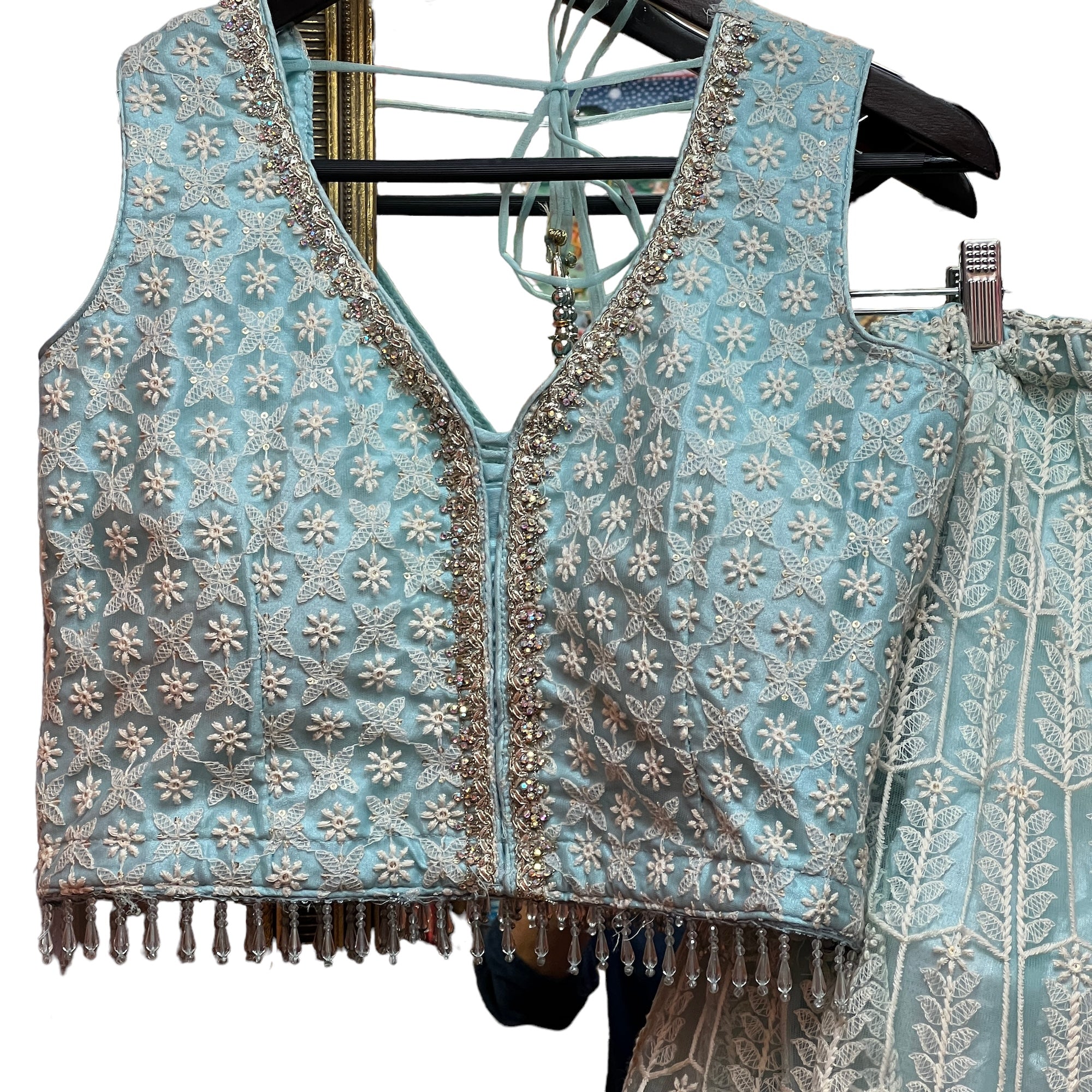 DT Lucknowi Lehenga Set-3 Colors - Vintage India NYC