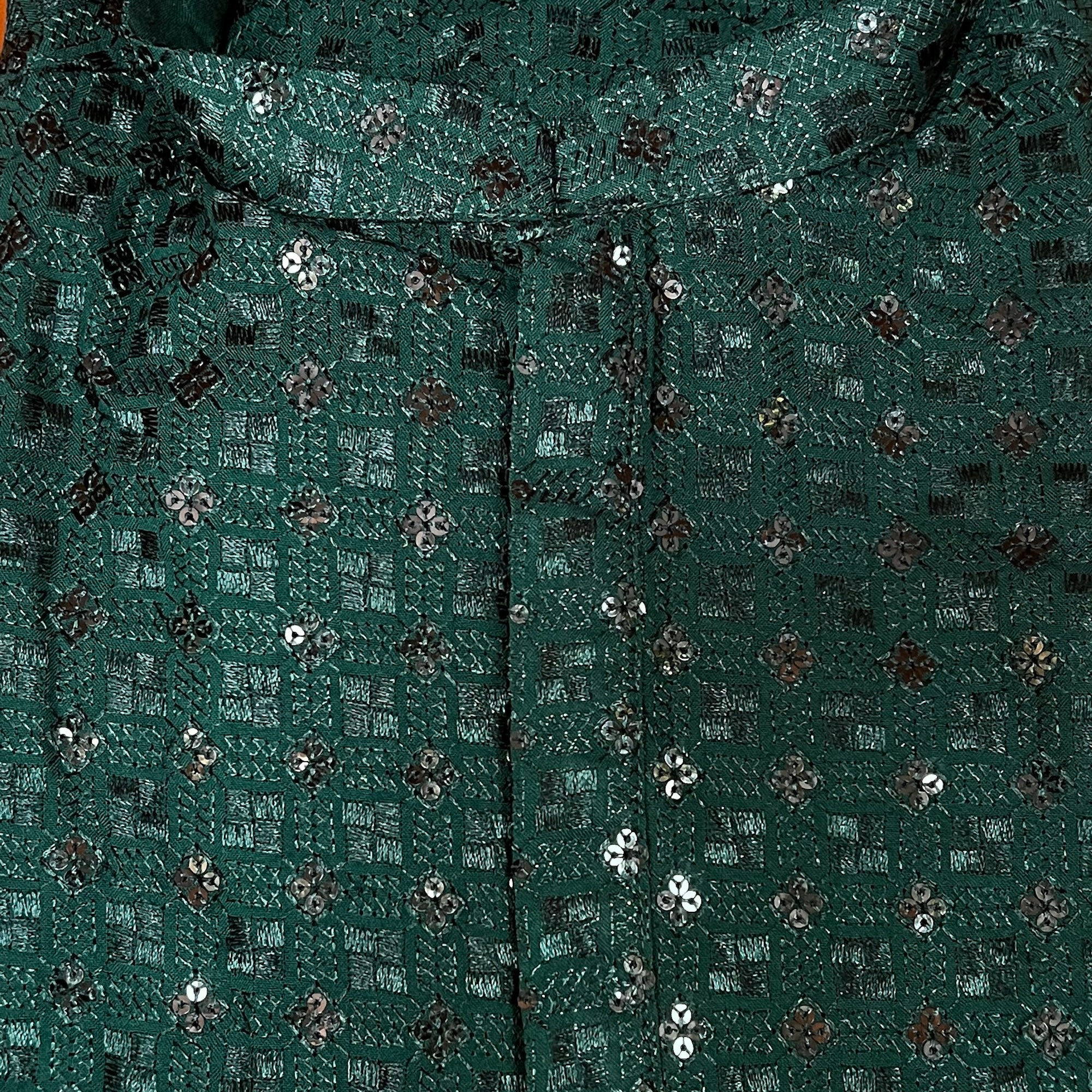 Lucknowi Threadwork Kurtas-5 Colors - Vintage India NYC